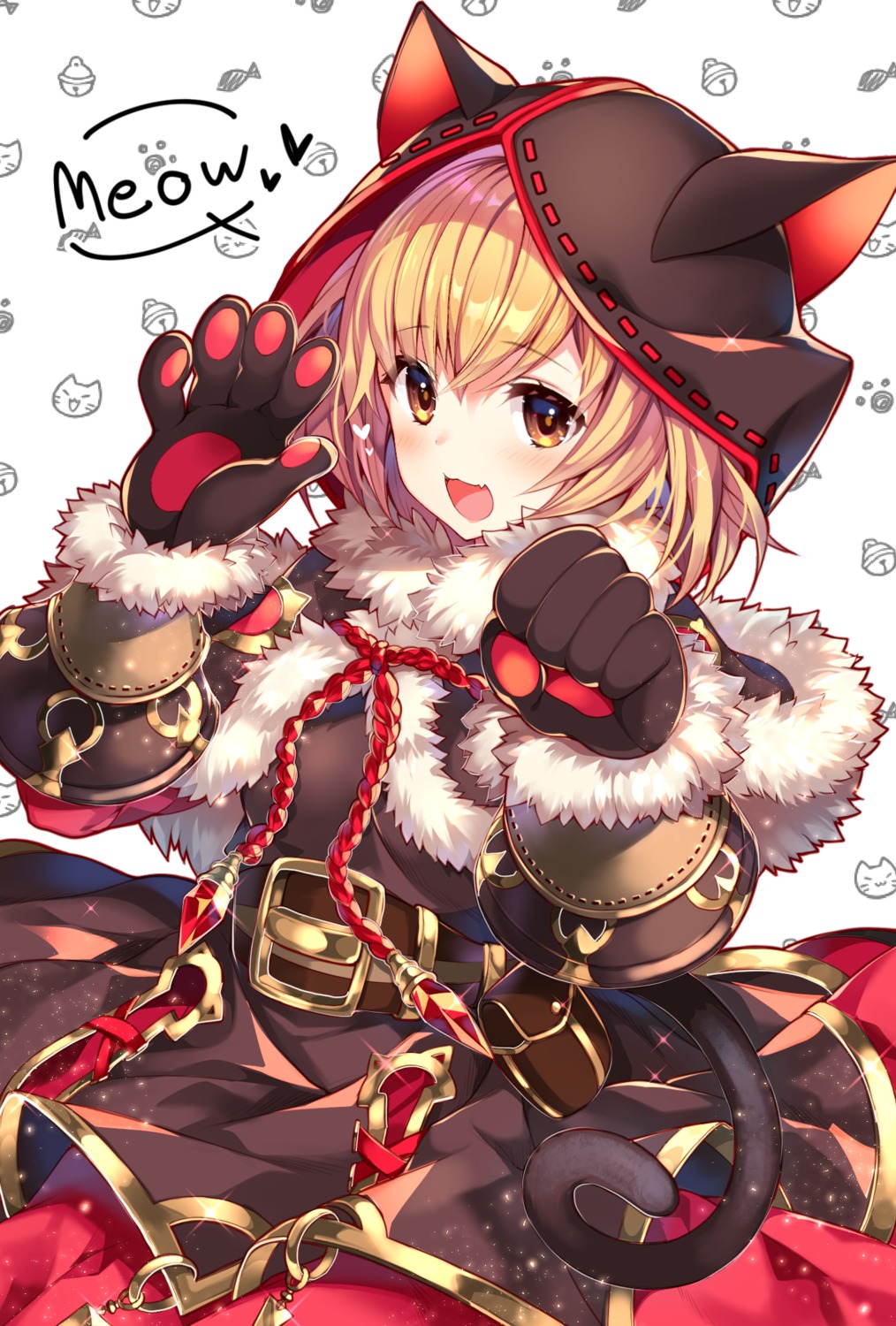 animal_ears, armor, djeeta_(granblue_fantasy), granblue_fantasy, homadelic, nekomimi, tail