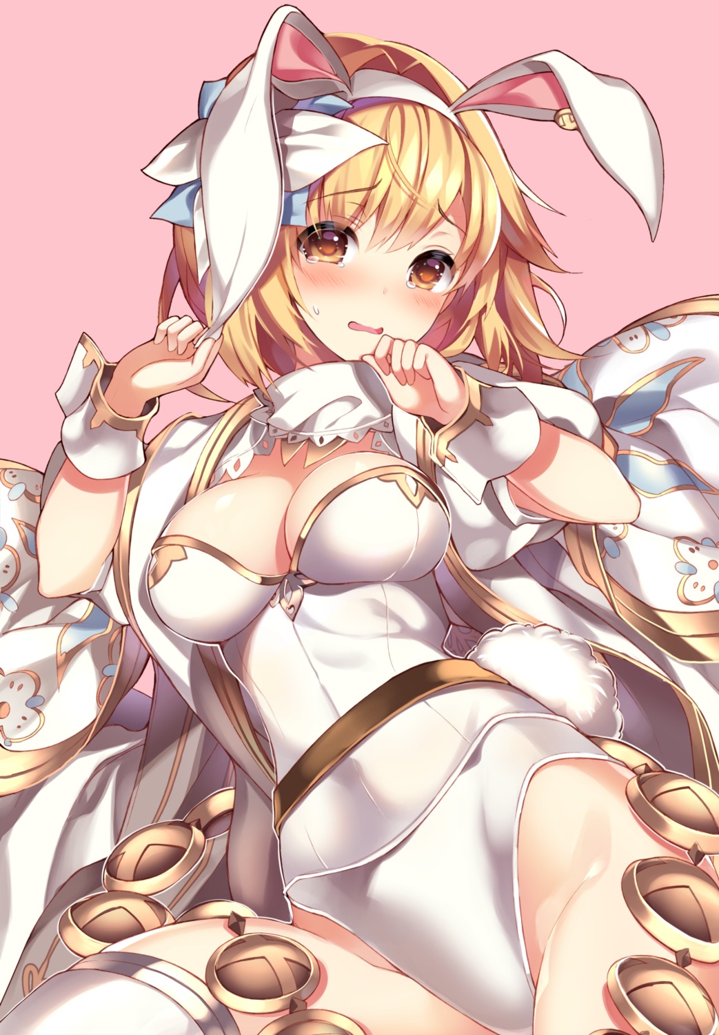 animal_ears, bunny_ears, bunny_girl, cleavage, djeeta_(granblue_fantasy), granblue_fantasy, homadelic, tail