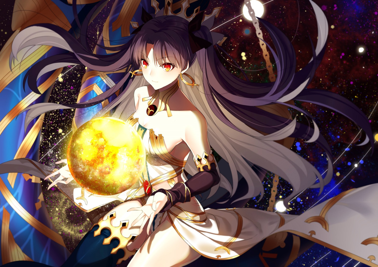fate/grand_order, ishtar_(fate), thighhighs, yaoshi_jun