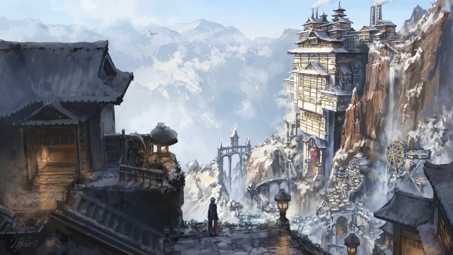 landscape, somei_yoshinori