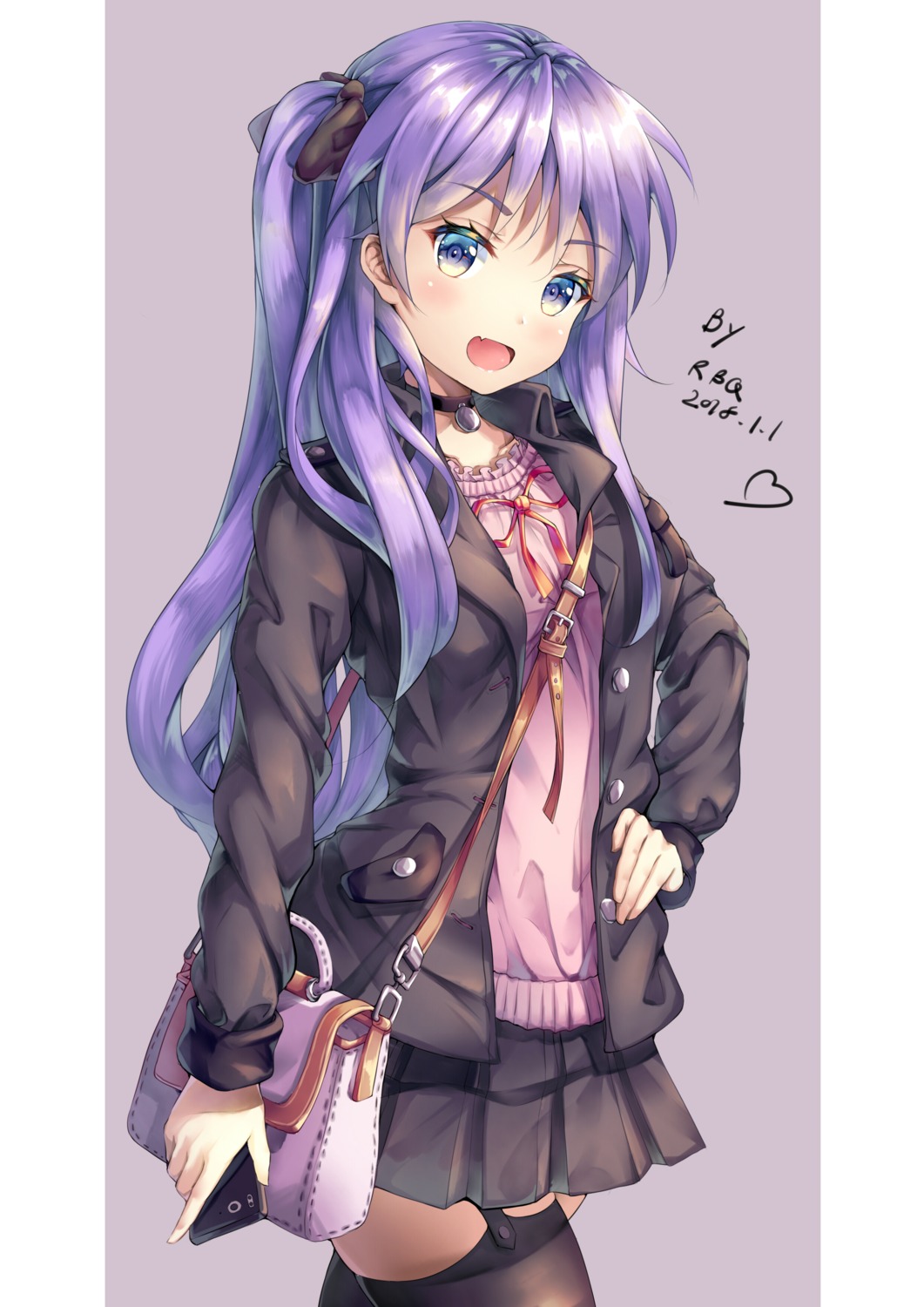 hiiragi_kagami, lucky_star, rbq, stockings, thighhighs