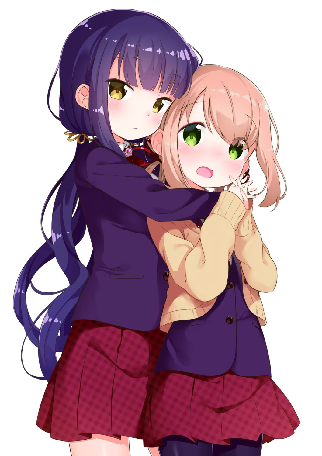 muku_(muku-coffee), nyoroko_no_namahousou!, pantyhose, seifuku, sweater