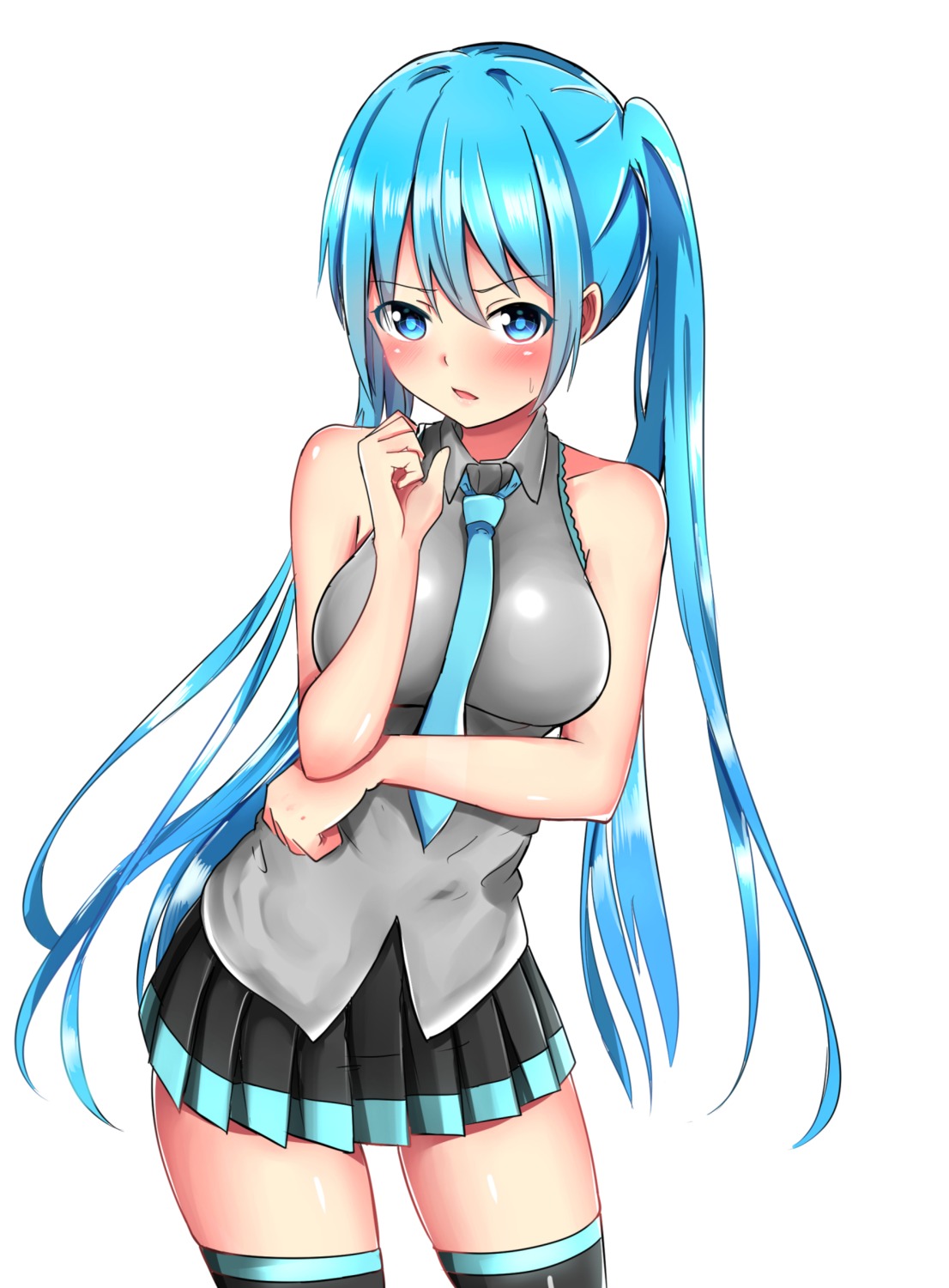 baretto_(karasi07), hatsune_miku, thighhighs, vocaloid