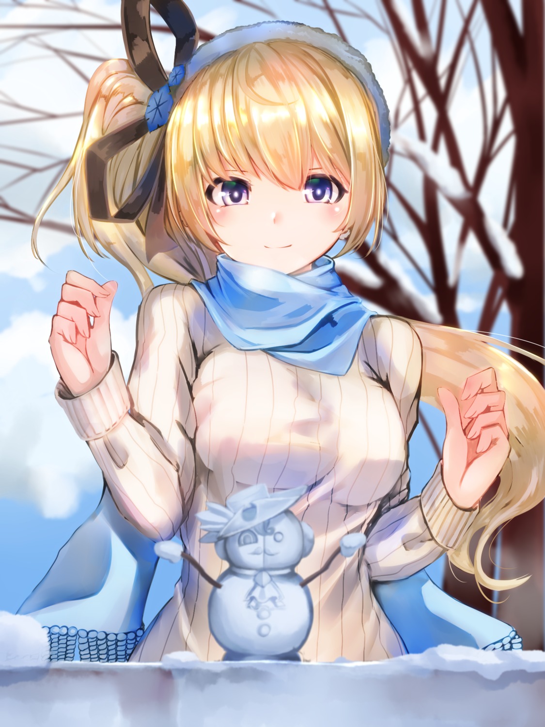 ekusera, shironeko_project, sophie_(shironeko_project), sweater