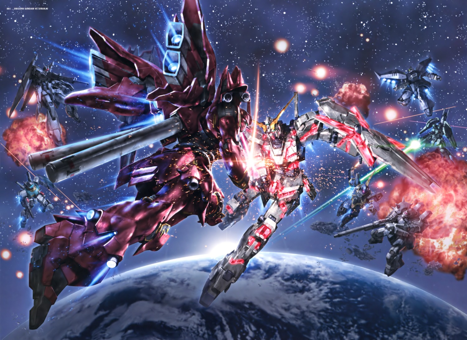 gundam, gundam_unicorn, mecha, morishita_naochika, msz-006a1_zeta_plus, sinanju, unicorn_gundam
