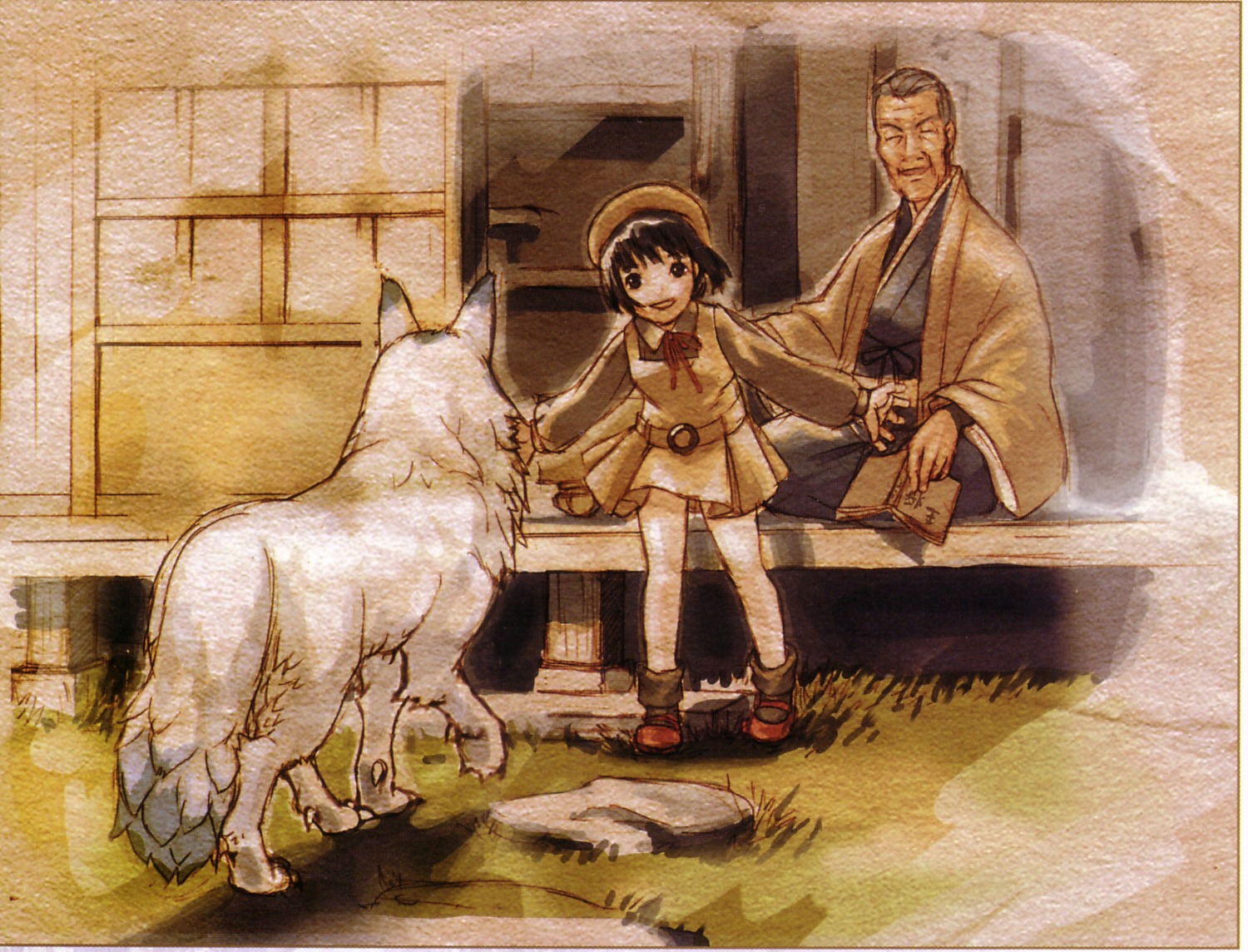 aruze, blanca, katou_miyako, kawashima_naniwa, kawashima_yoshiko, kimono, shadow_hearts, shadow_hearts_ii