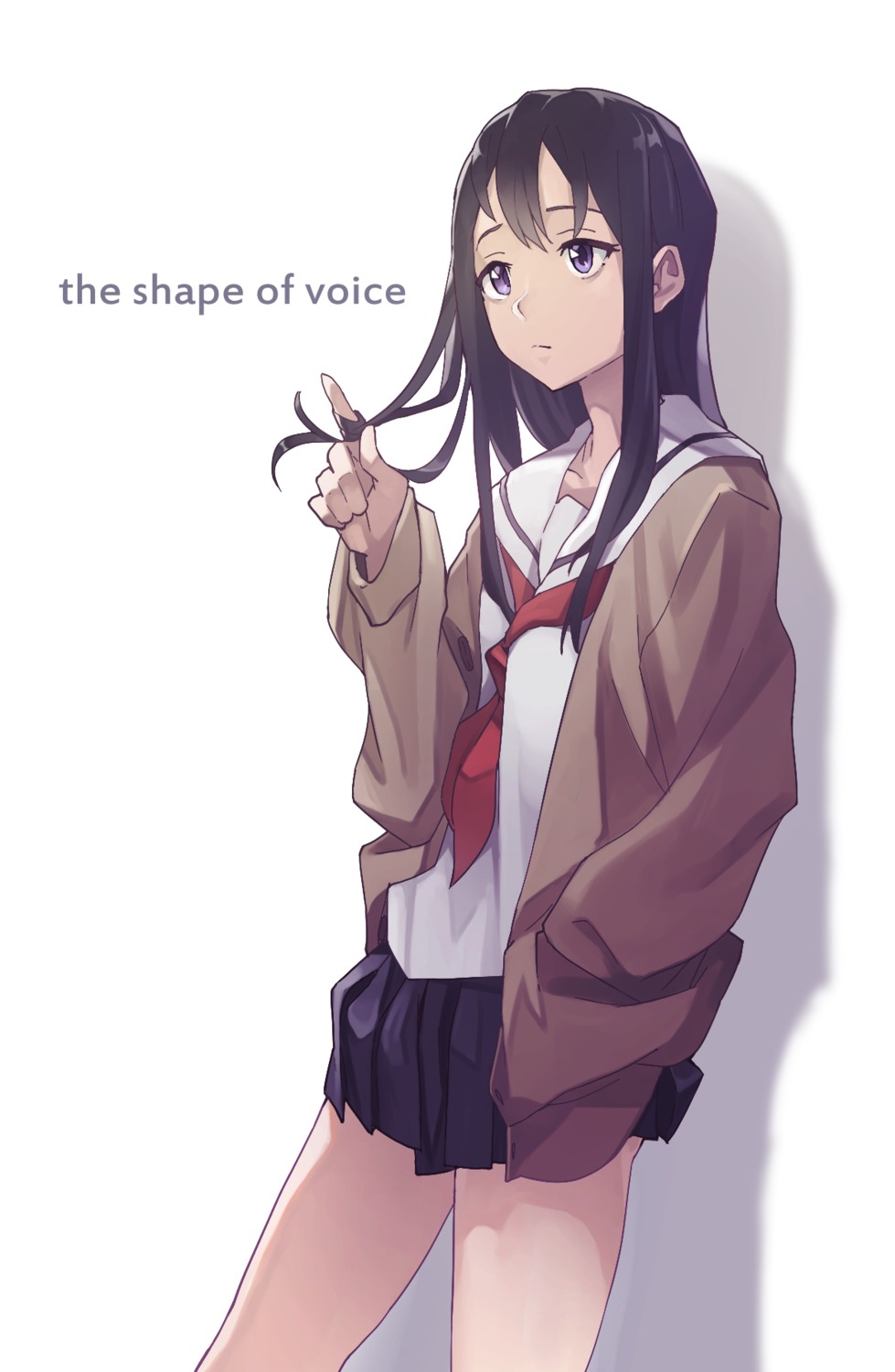 kamameshi_gougoumaru, koe_no_katachi, seifuku, sweater, ueno_naoka