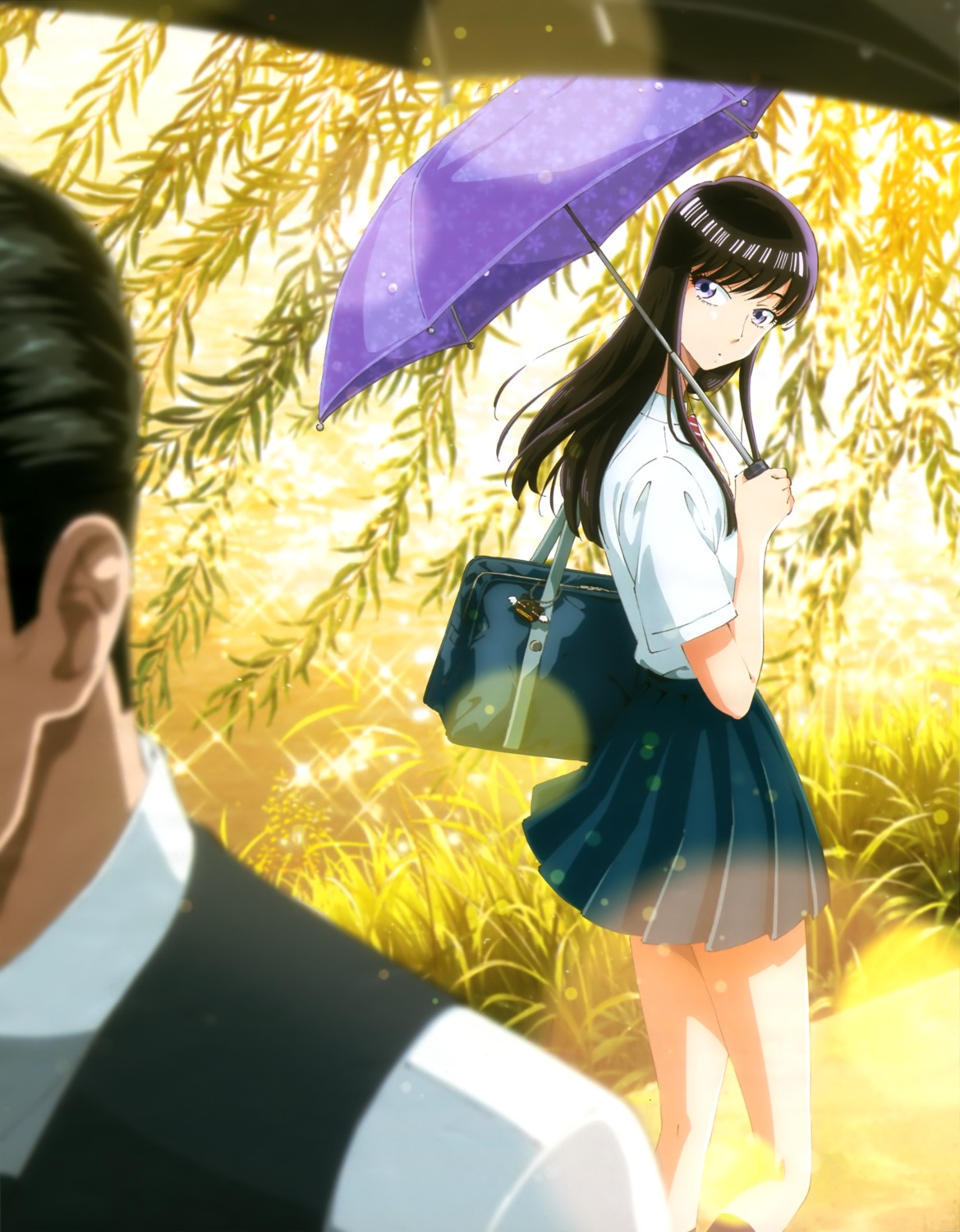 koi_wa_ameagari_no_you_ni, kondou_masami, seifuku, tachibana_akira, umbrella