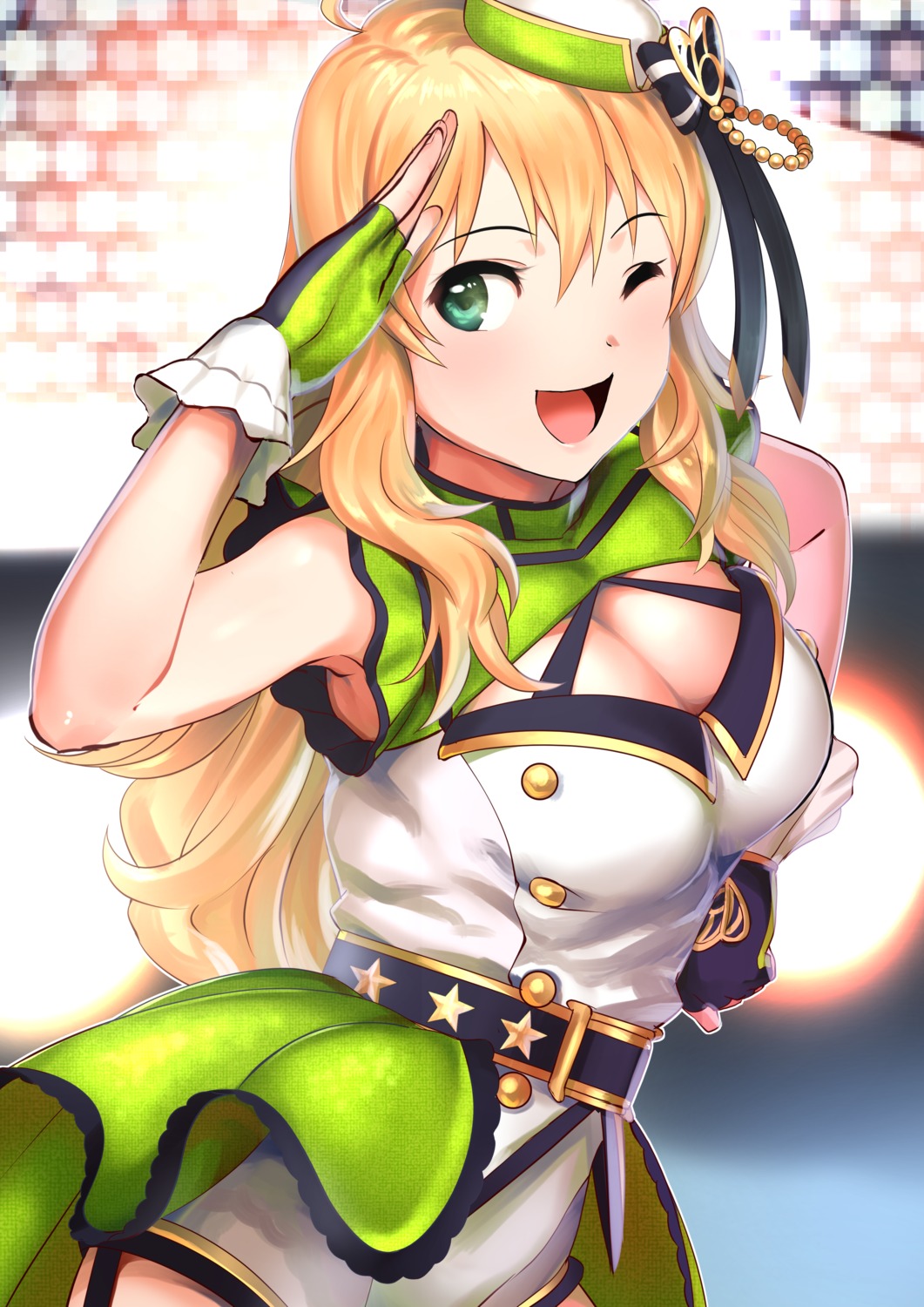 cleavage, hoshii_miki, pettan_p, the_idolm@ster