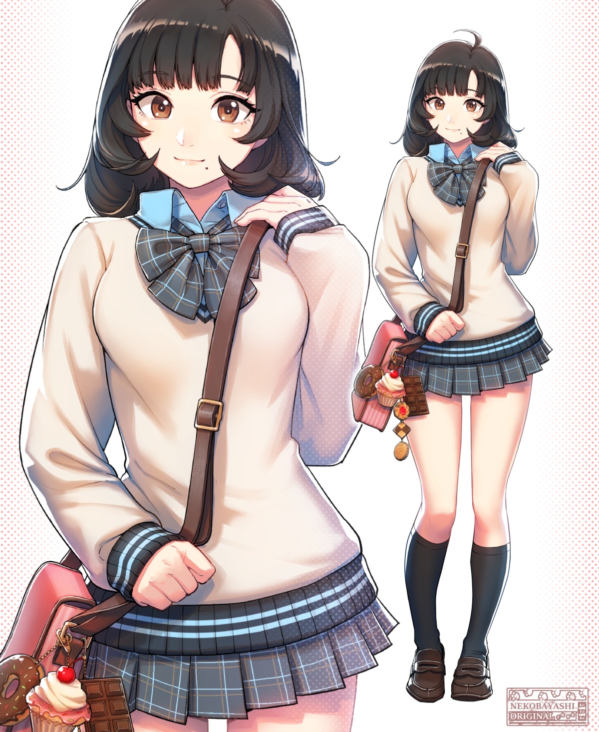 nekomura, seifuku, sweater