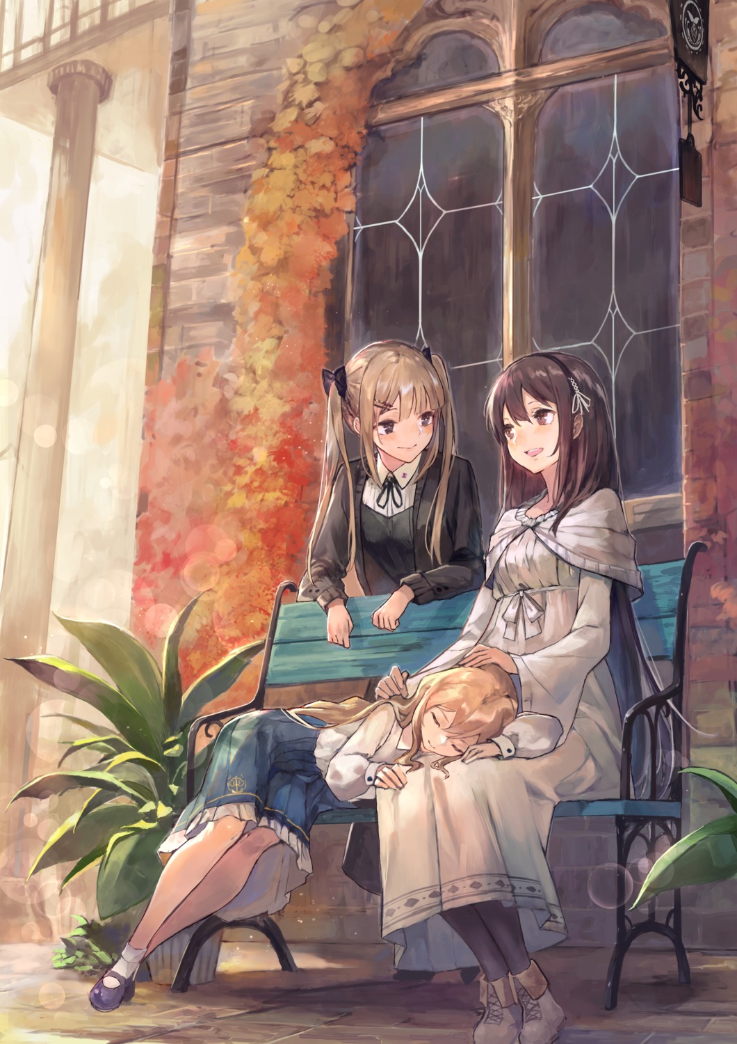 dress, kobuta, pantyhose, sweater