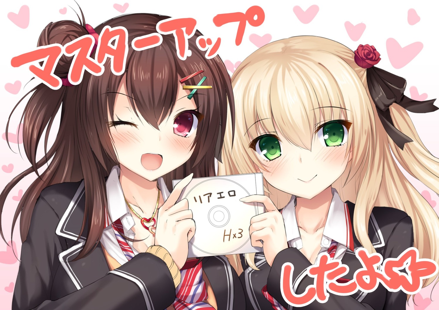 amasaki_ayame, jitaku_studio, real_eroge_situation!, real_eroge_situation!_hx3, seifuku, taiki_ken, torii_ui