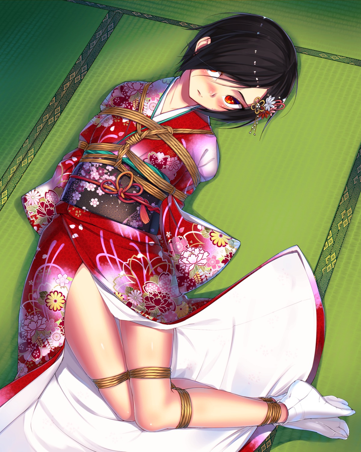 bondage, kimono, ryou@ryou
