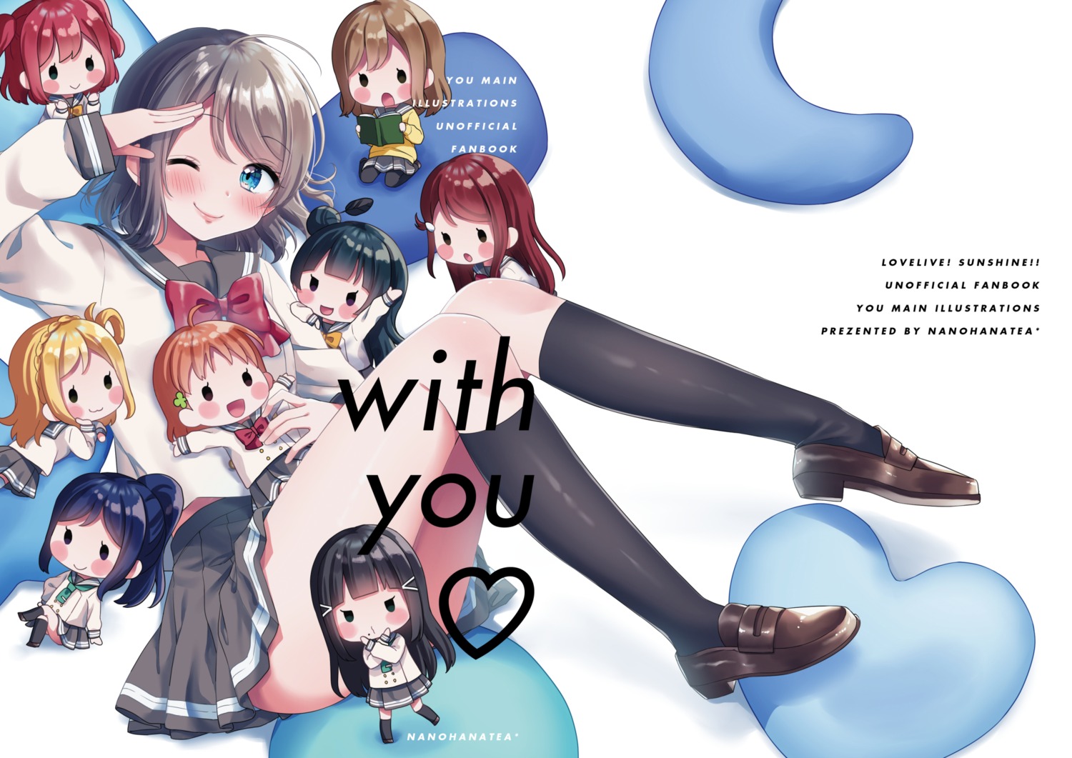 chibi, hina_(hinalovesugita), kunikida_hanamaru, kurosawa_dia, kurosawa_ruby, love_live!_(series), love_live!_sunshine!!, matsuura_kanan