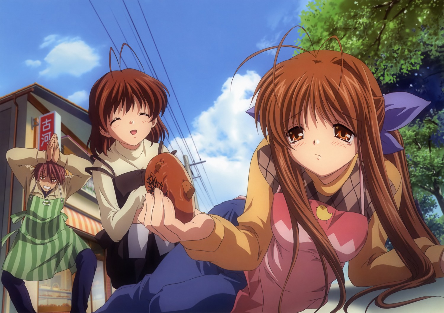 clannad, furukawa_akio, furukawa_nagisa, furukawa_sanae, ikeda_kazumi