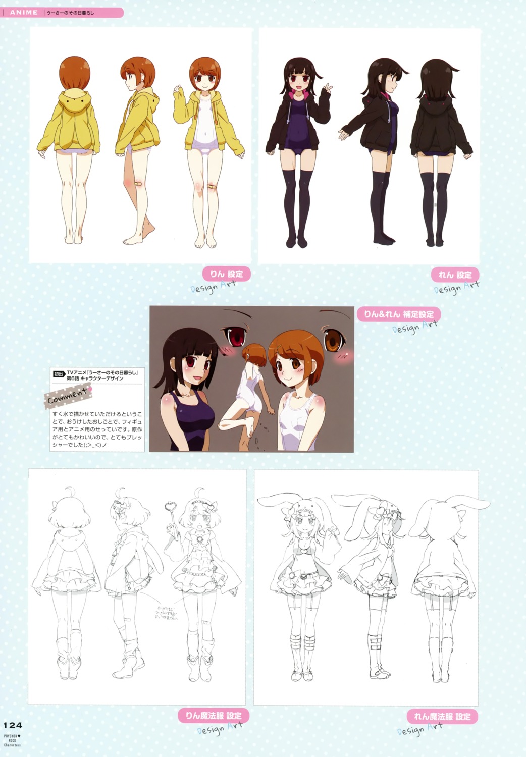 animal_ears, ass, bandaid, bunny_ears, character_design, cleavage, len_(wooser_no_sono_higurashi), open_shirt