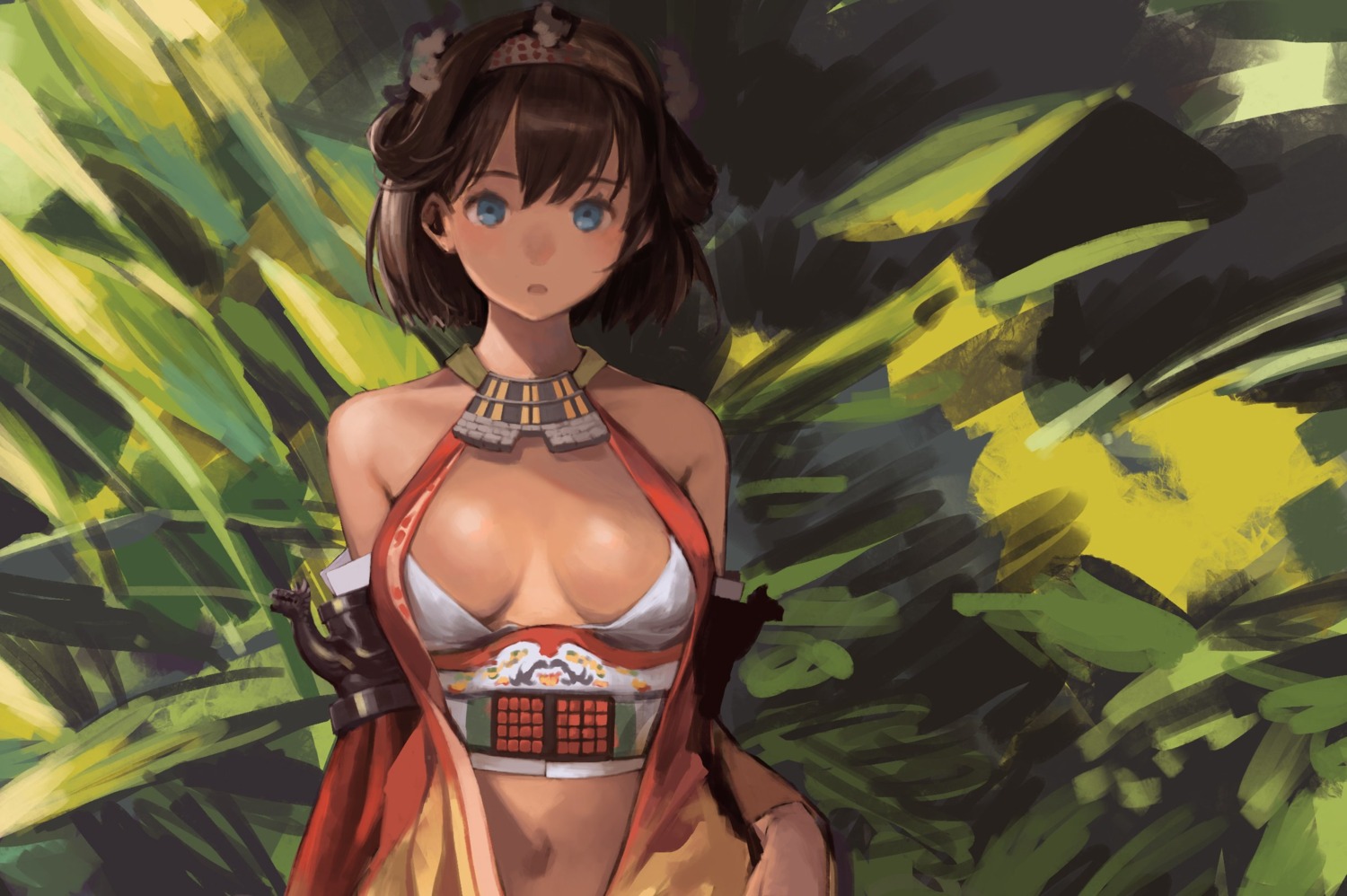 bra, open_shirt, sara_manta