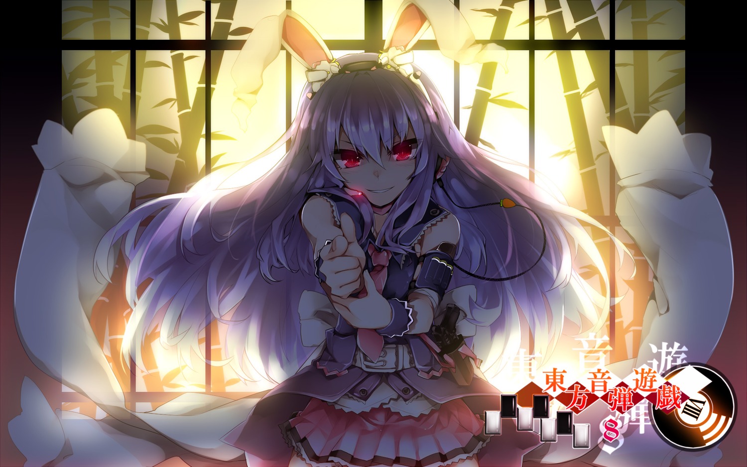 animal_ears, bunny_ears, kazetto, reisen_udongein_inaba, touhou, wallpaper