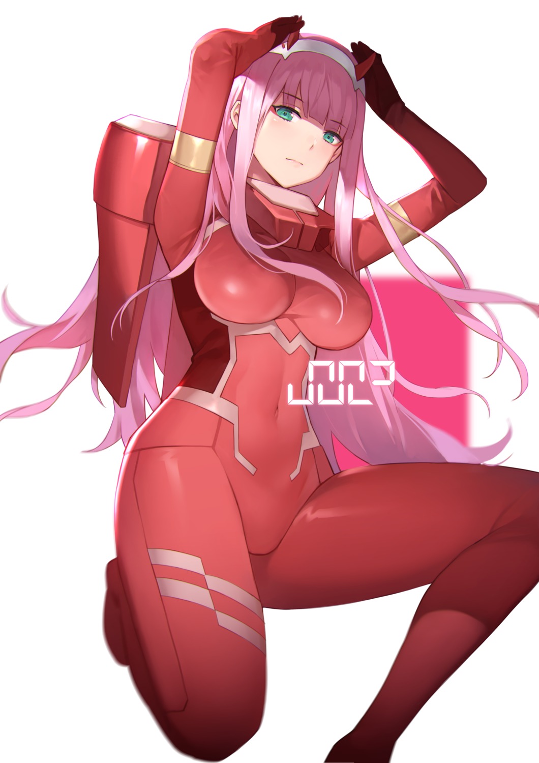 bodysuit, darling_in_the_franxx, horns, yykuaixian, zero_two_(darling_in_the_franxx)