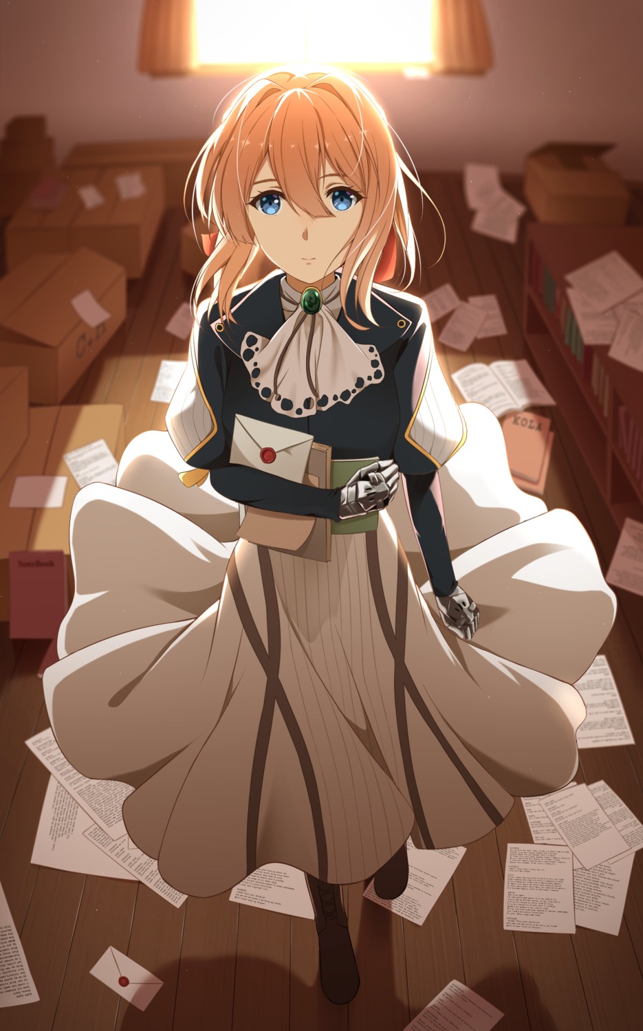 dress, mecha_musume, rko_(a470350510), violet_evergarden, violet_evergarden_(character)