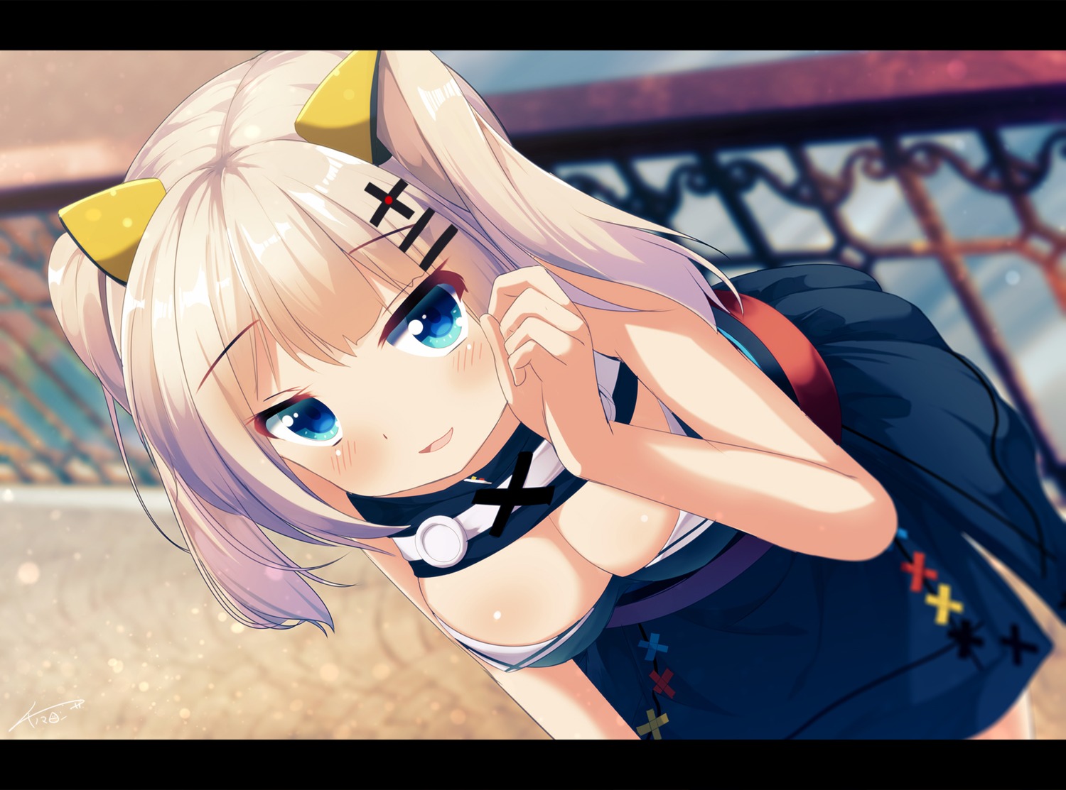 chinomaron, cleavage, kaguya_luna, the_moon_studio