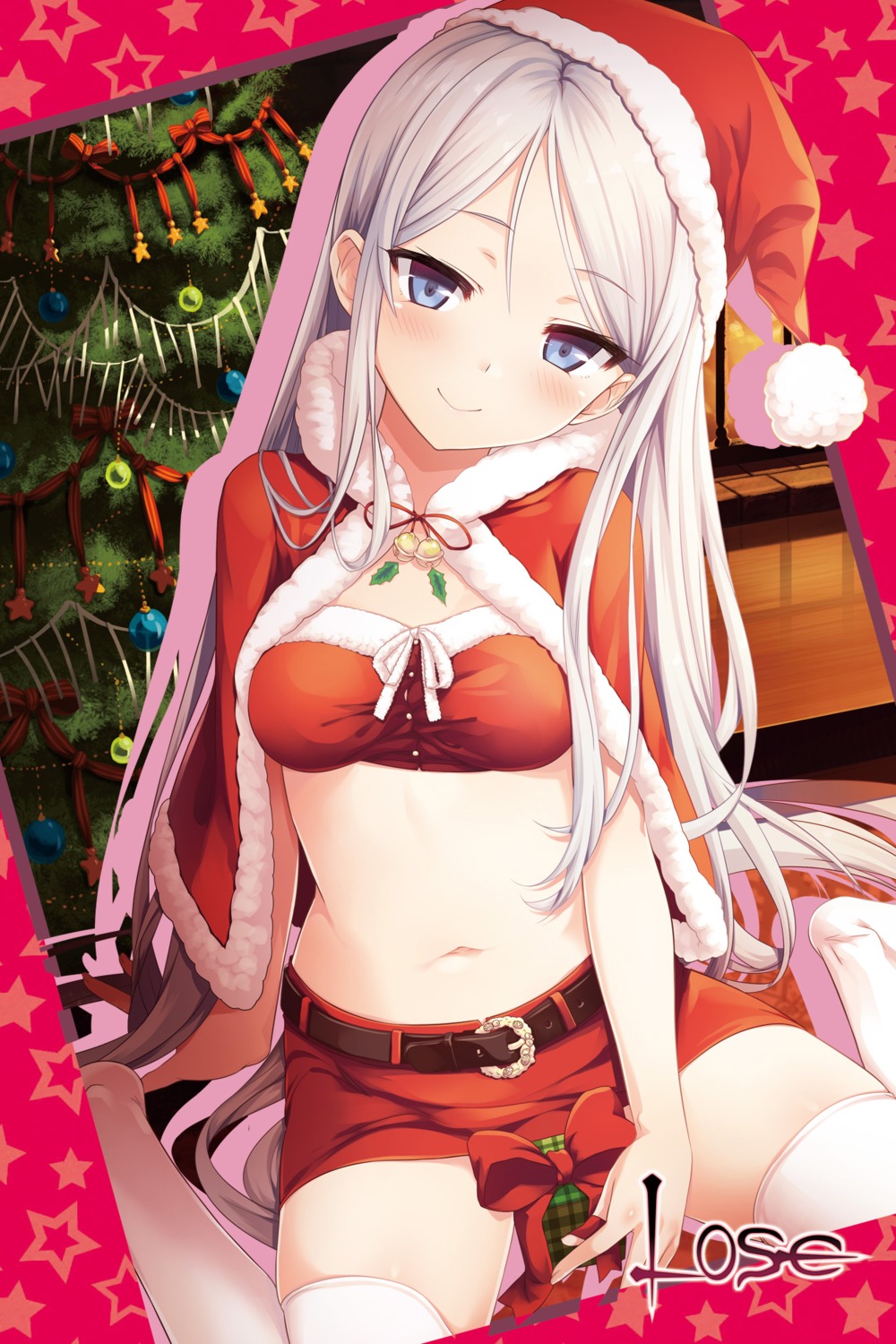 christmas, cura, houshou_kisaki, lose, maitetsu, thighhighs