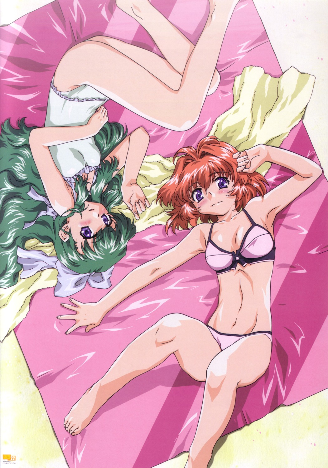 bikini, miyafuji_miina, onegai_twins, onodera_karen, swimsuits