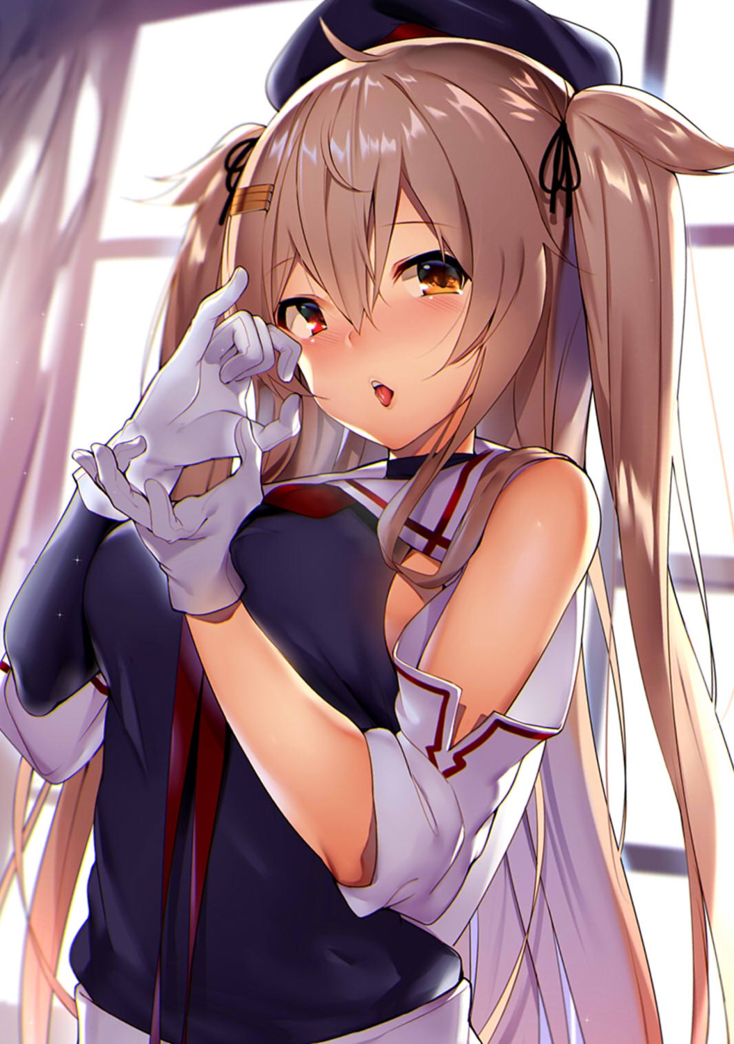 heterochromia, kantai_collection, murasame_(kancolle), orihi_chihiro, seifuku