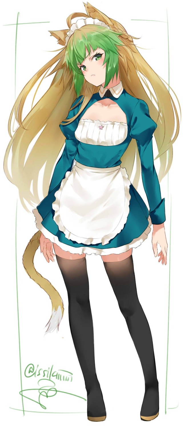animal_ears, atalanta_(fate), fate/apocrypha, fate/grand_order, fate/stay_night, isshiki_(ffmania7), maid, tail
