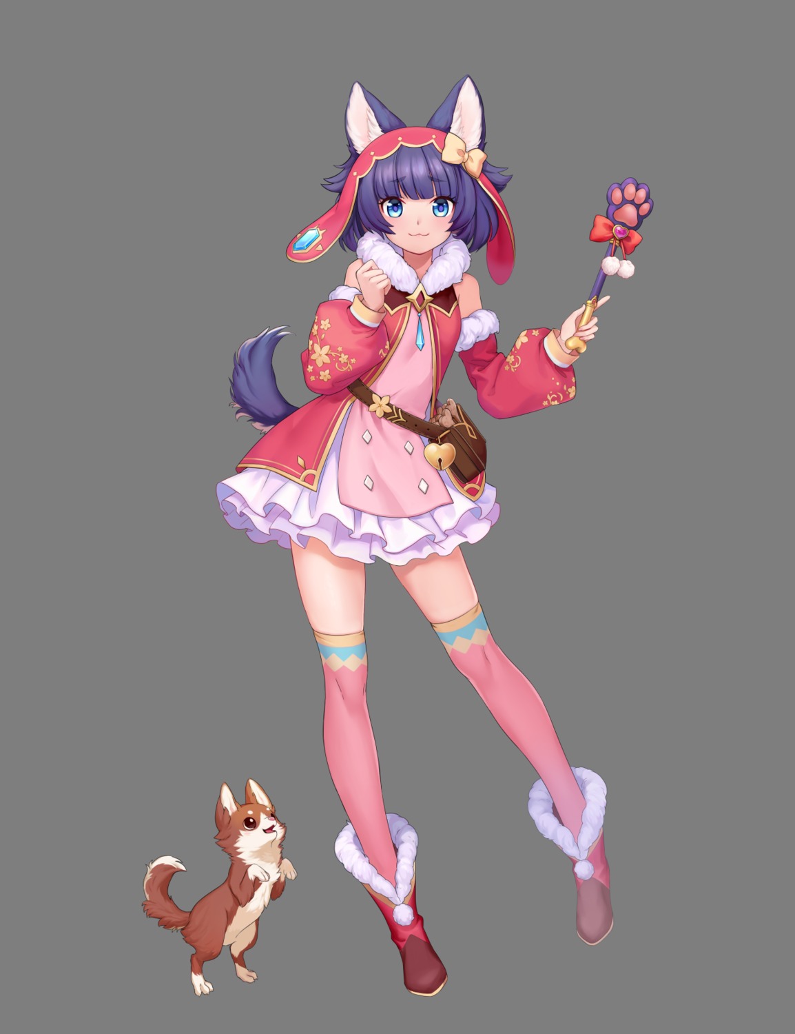 animal_ears, dress, lunapri, tagme, tail, thighhighs, transparent_png