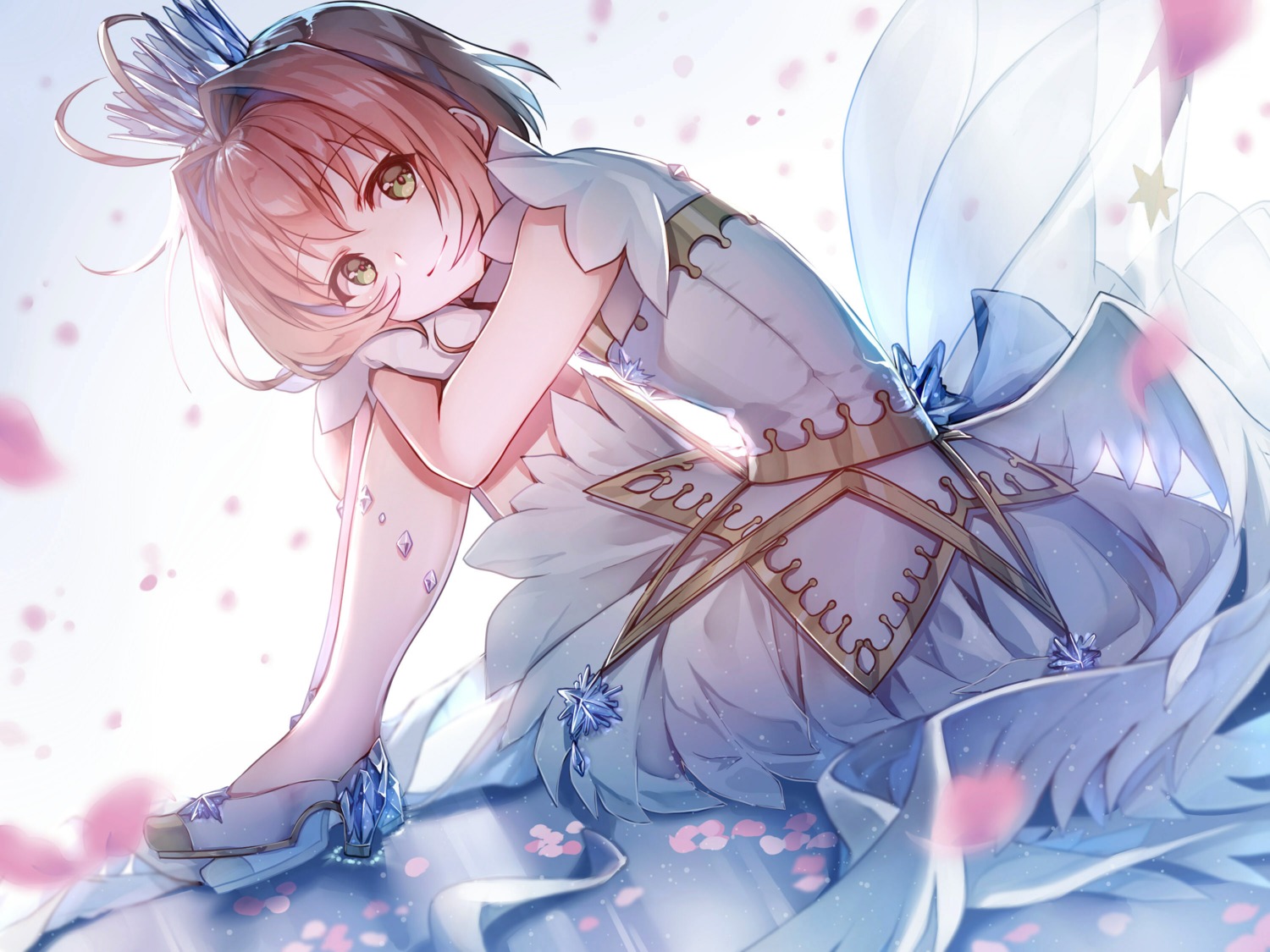 card_captor_sakura, dress, fumio_(kanmi), heels, kinomoto_sakura