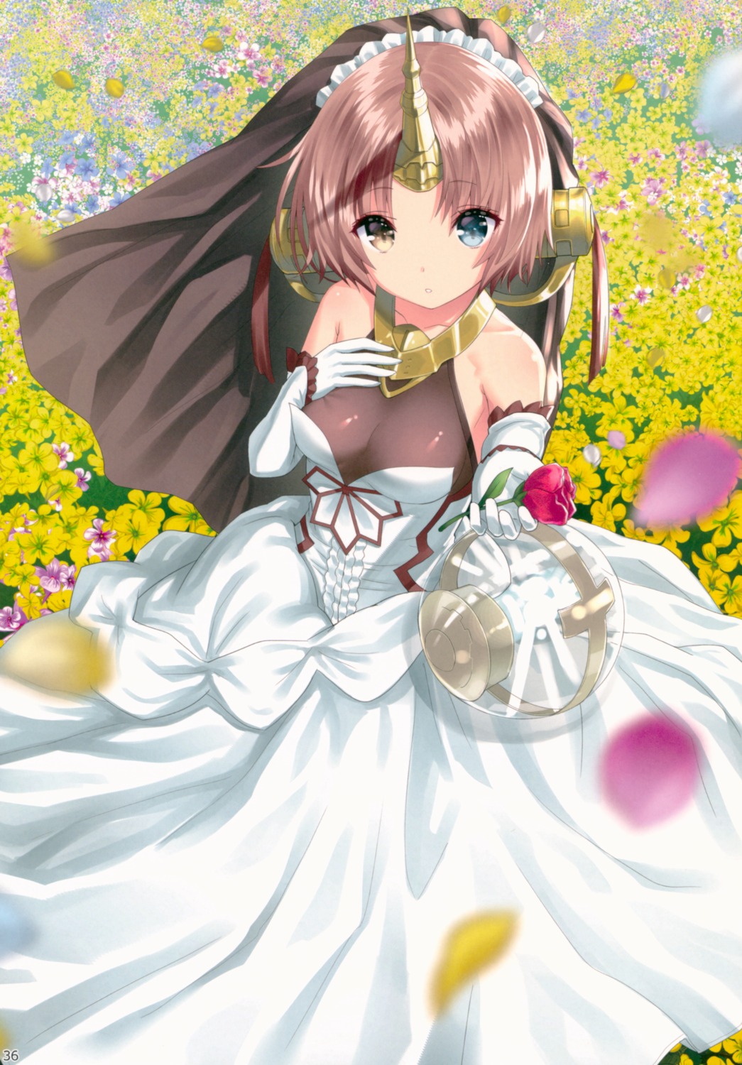 dress, fate/apocrypha, fate/grand_order, fate/stay_night, frankenstein's_monster_(fate), heterochromia, horns, kamikire_basami