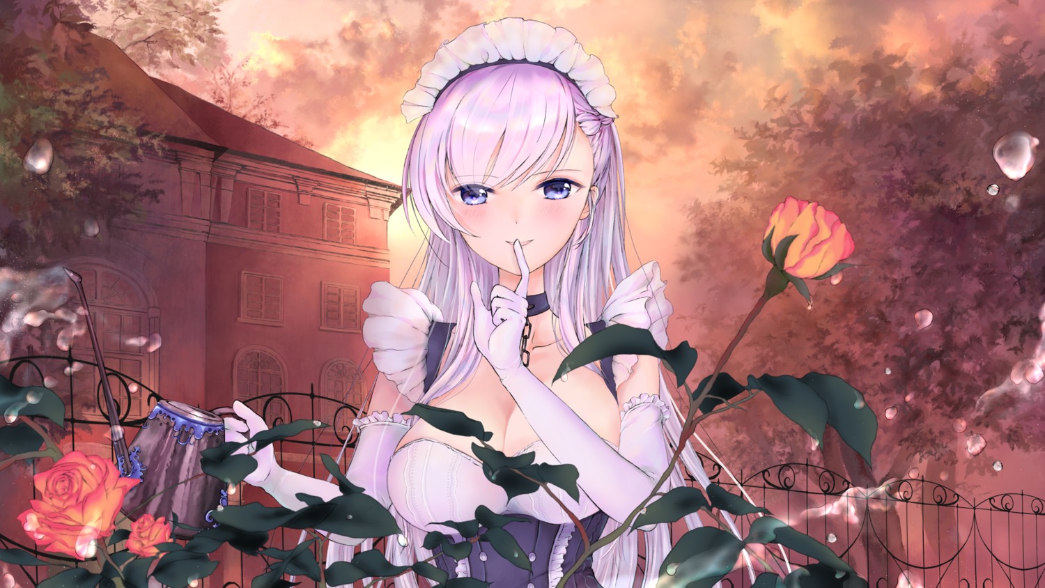 azur_lane, belfast_(azur_lane), cleavage, maid, tsunano_(koi_pink)