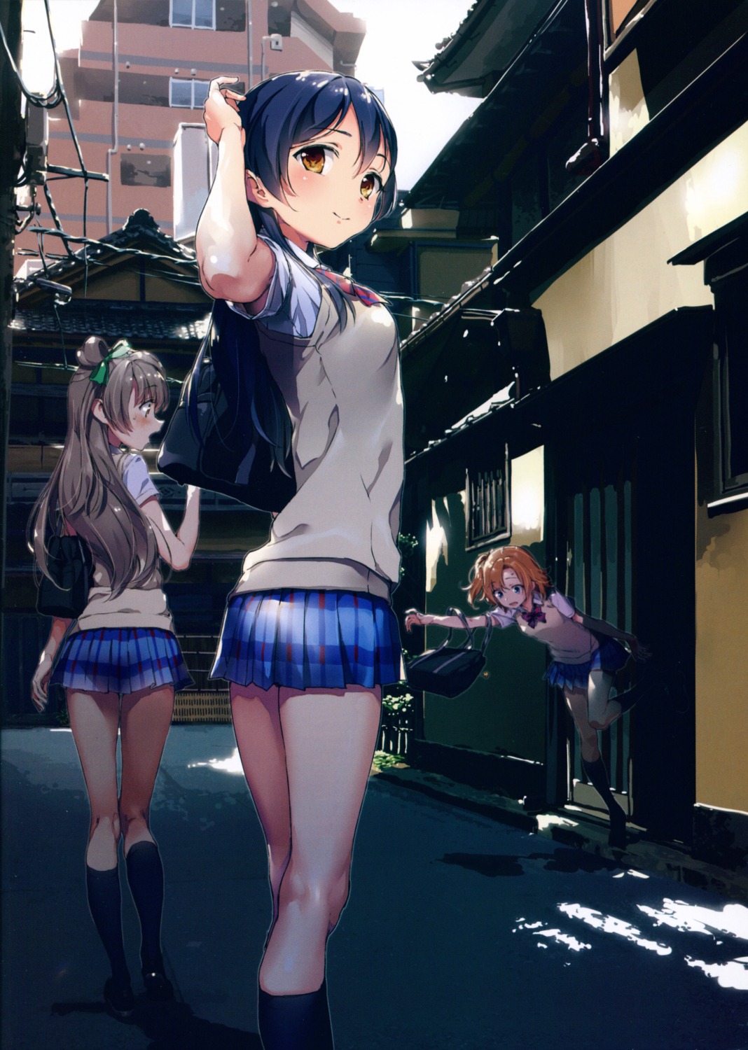 keepout, kousaka_honoka, love_live!, love_live!_(series), minami_kotori, screening, seifuku, sonoda_umi