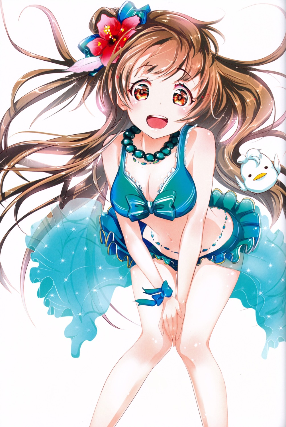 bikini, cleavage, keepout, love_live!, love_live!_(series), minami_kotori, screening, swimsuits