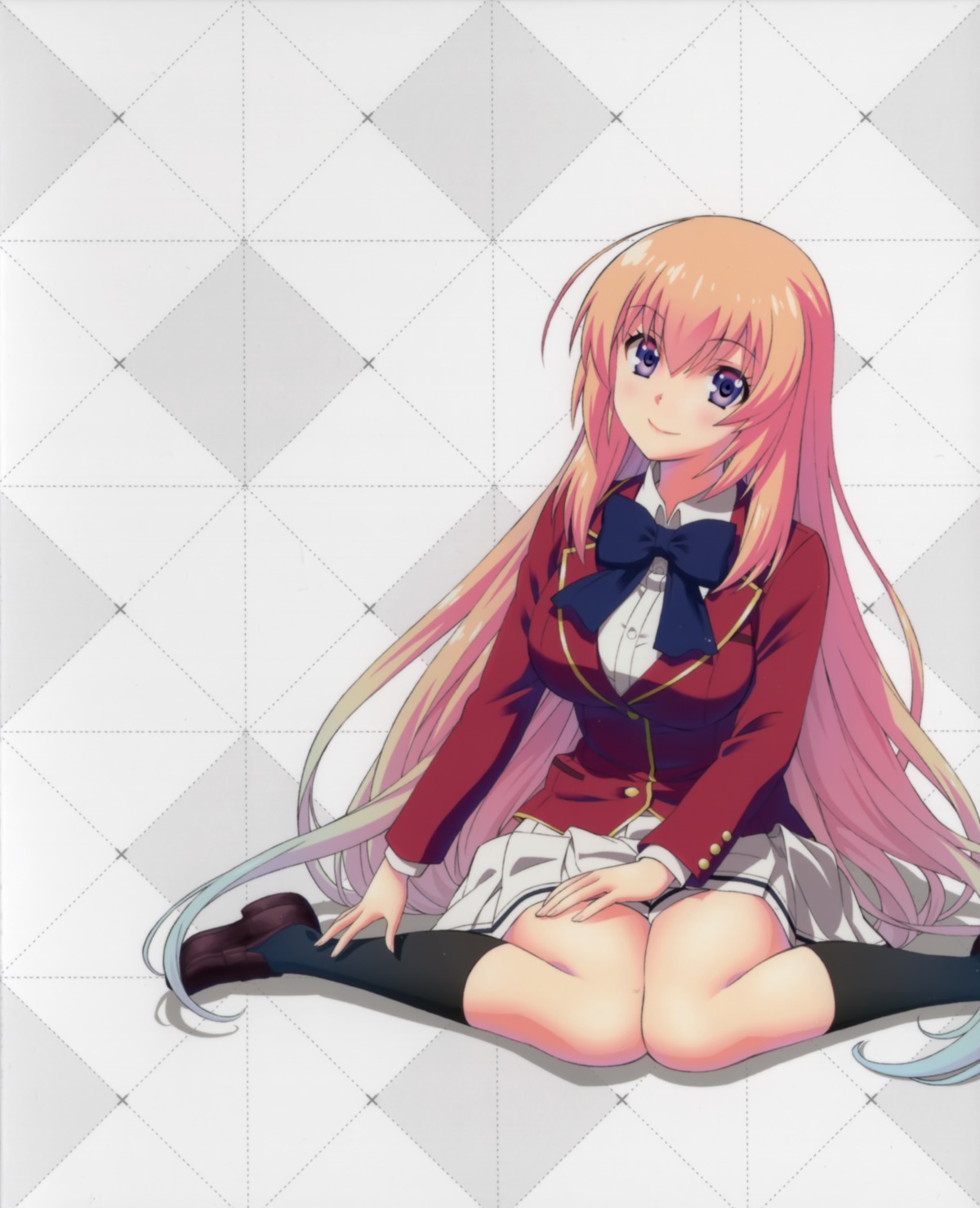 ichinose_honami, morita_kazuaki, seifuku, youkoso_jitsuryoku_shijou_shugi_no_kyoushitsu_e
