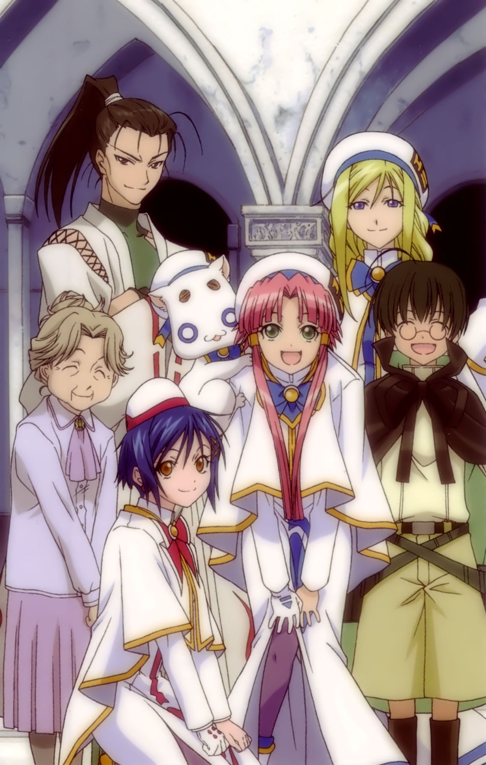 aika_granzchesta, albert_pitt, alicia_florence, ametsuchi_akino, aria, izumo_akatsuki, mizunashi_akari, president_aria