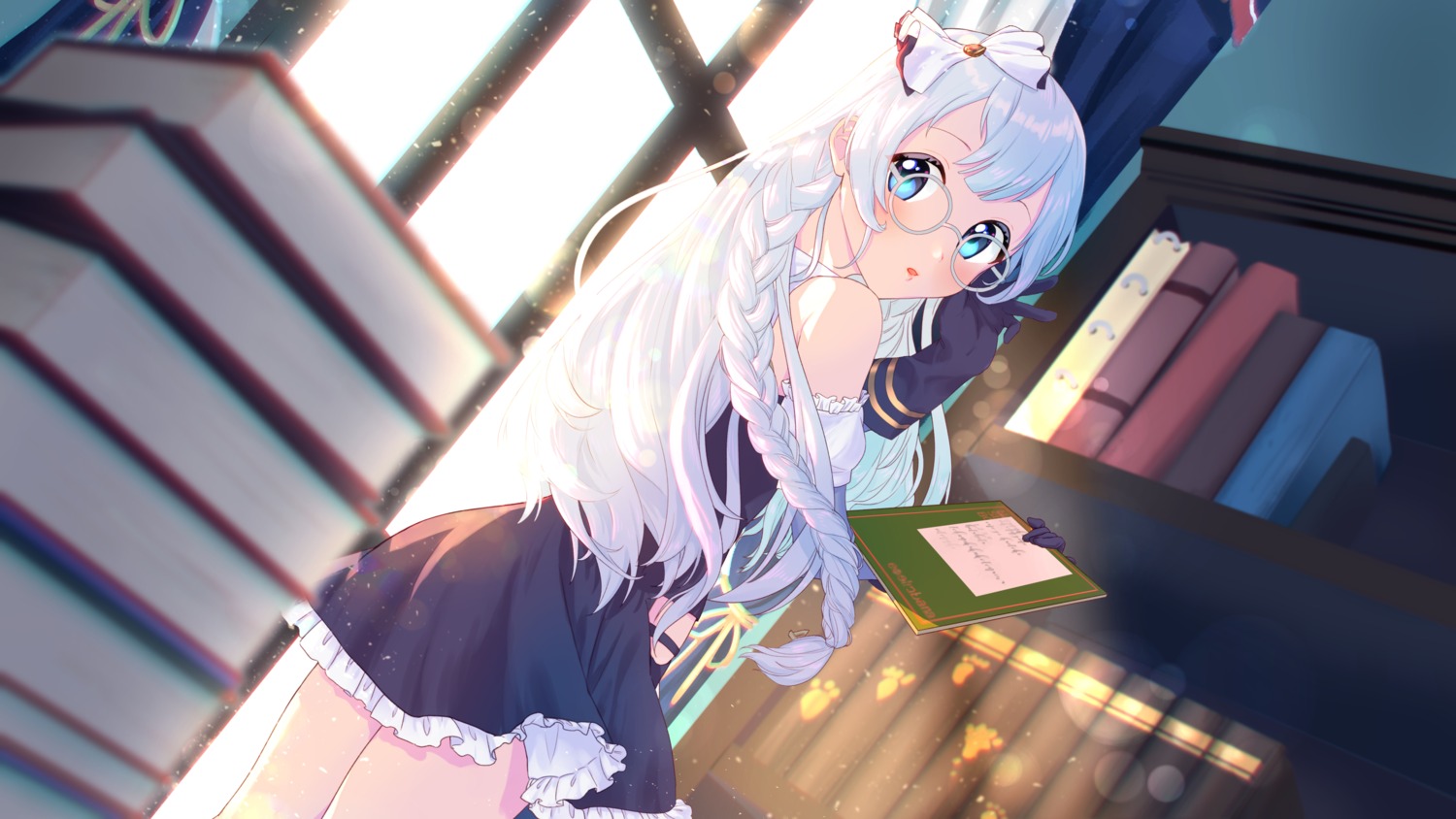 azur_lane, dress, edinburgh_(azur_lane), kumonon_(8f2k3), megane