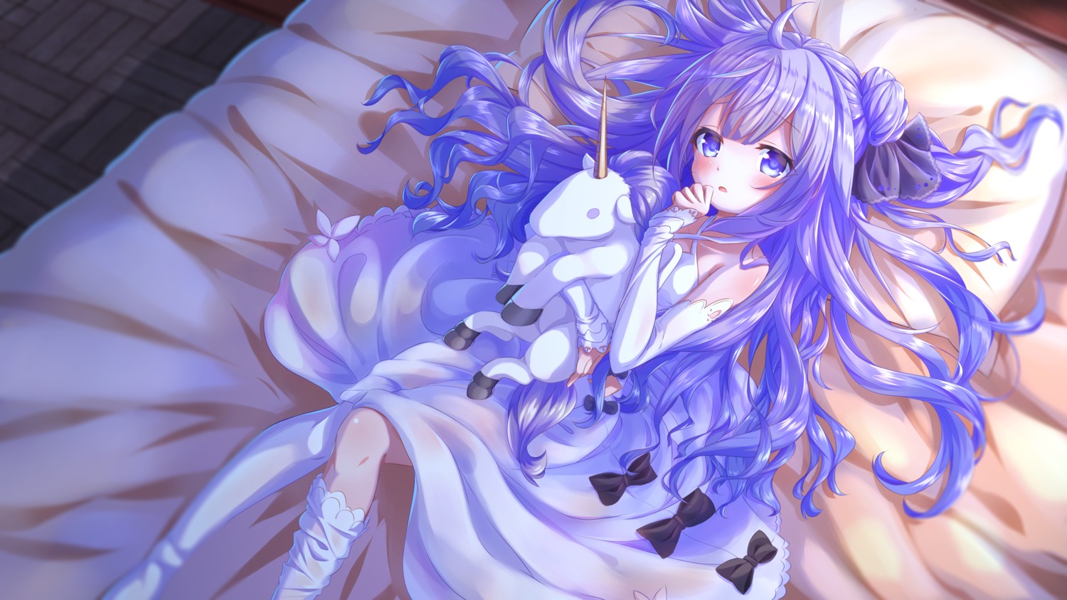 azur_lane, dress, purple_(jobseeking), see_through, thighhighs, unicorn_(azur_lane)