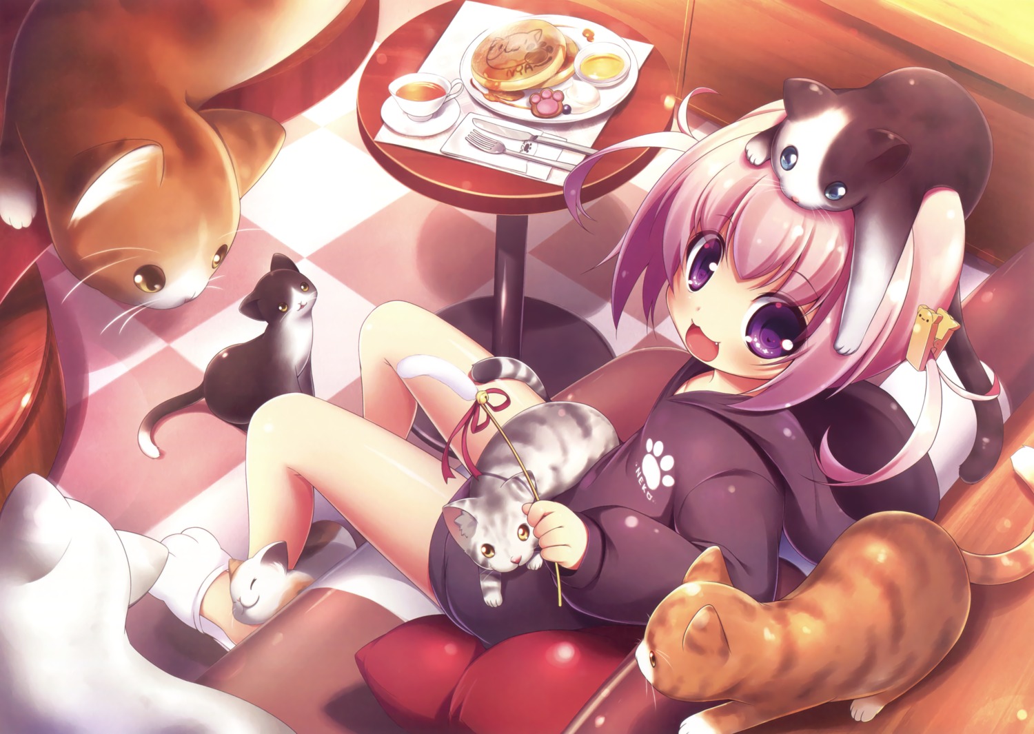 kuwada_yuuki, neko