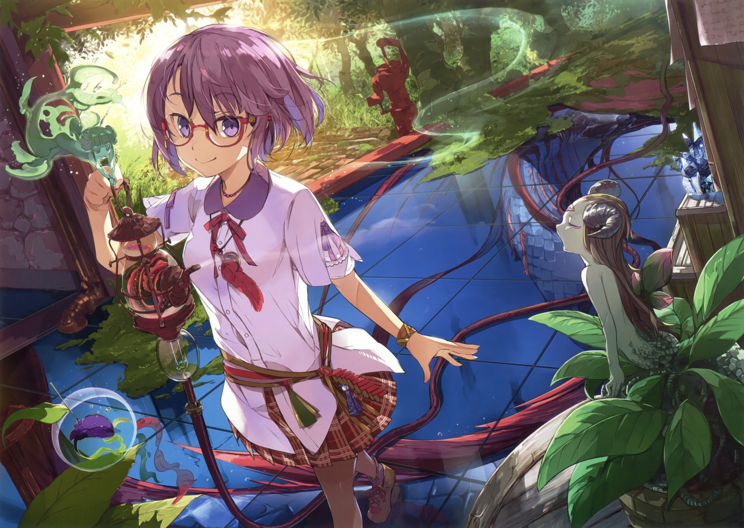 fairy, g_yuusuke, megane, pantyhose, seifuku