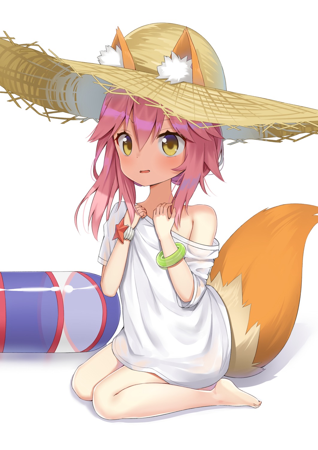 animal_ears, fate/grand_order, tail, tamamo_no_mae, yukarite