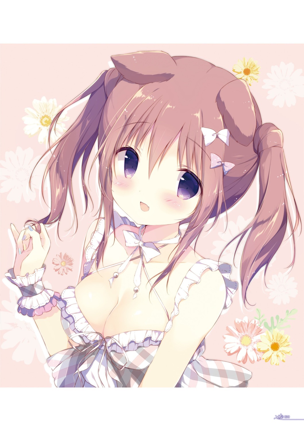 animal_ears, digital_version, dress, inumimi, marron_(shiratama), shiratama