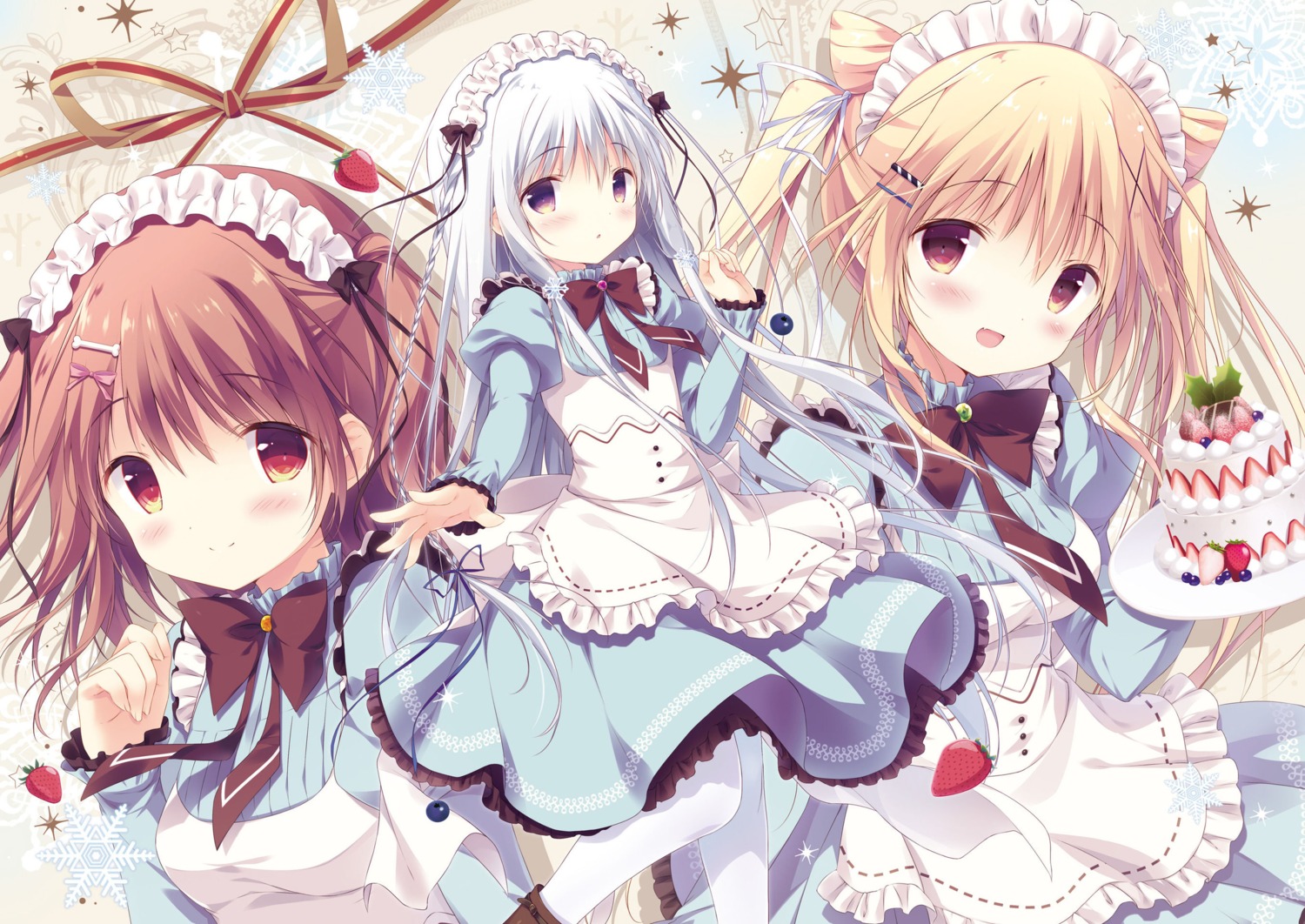 chocolat_neige, digital_version, furukura_meru, maid, miyohashi_koori, recette, shiratama, shugaten!_-sugarfull_tempering-, thighhighs