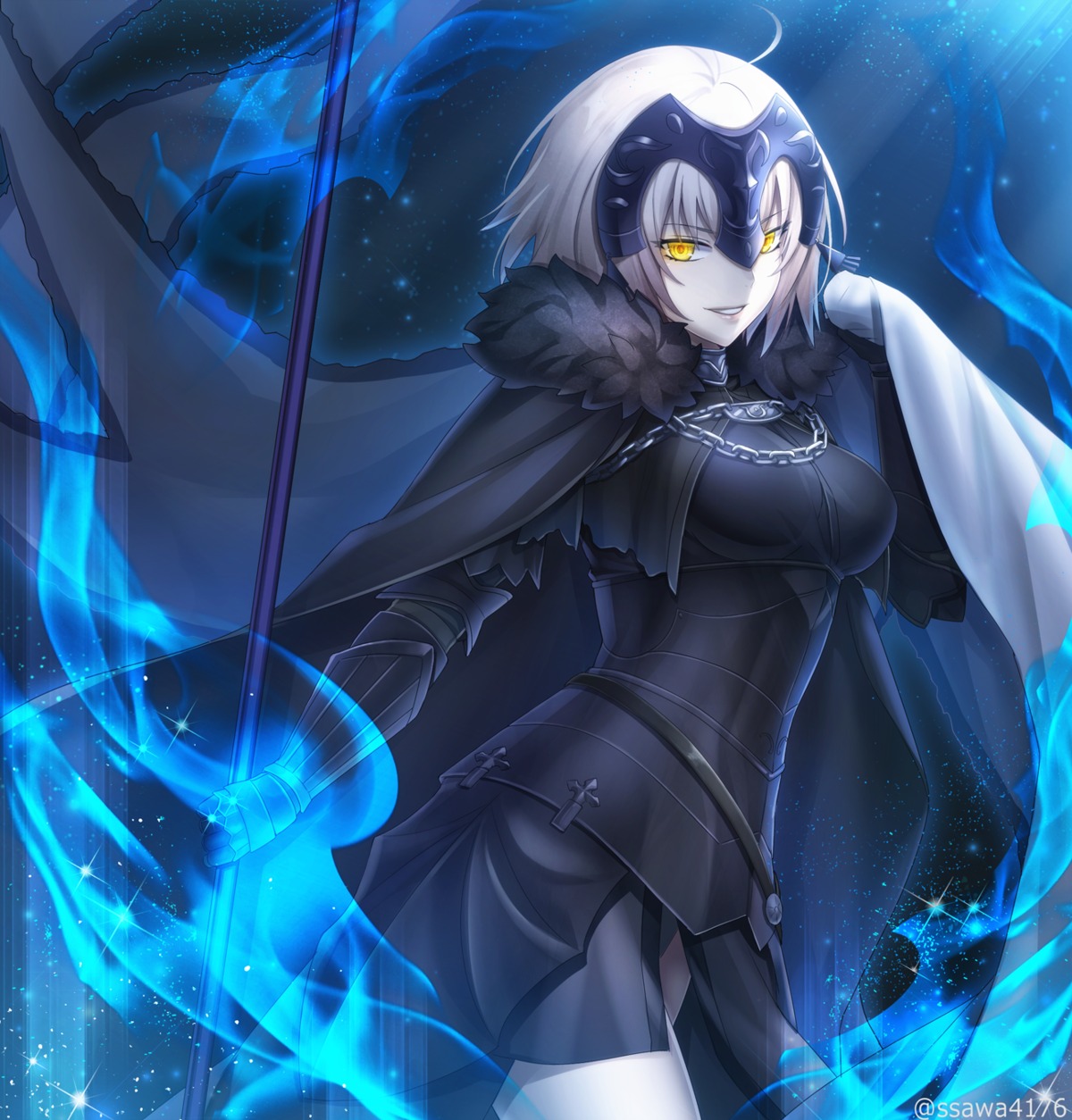 armor, fate/grand_order, jeanne_d'arc, jeanne_d'arc_alter_(fate), pantsu_majirou