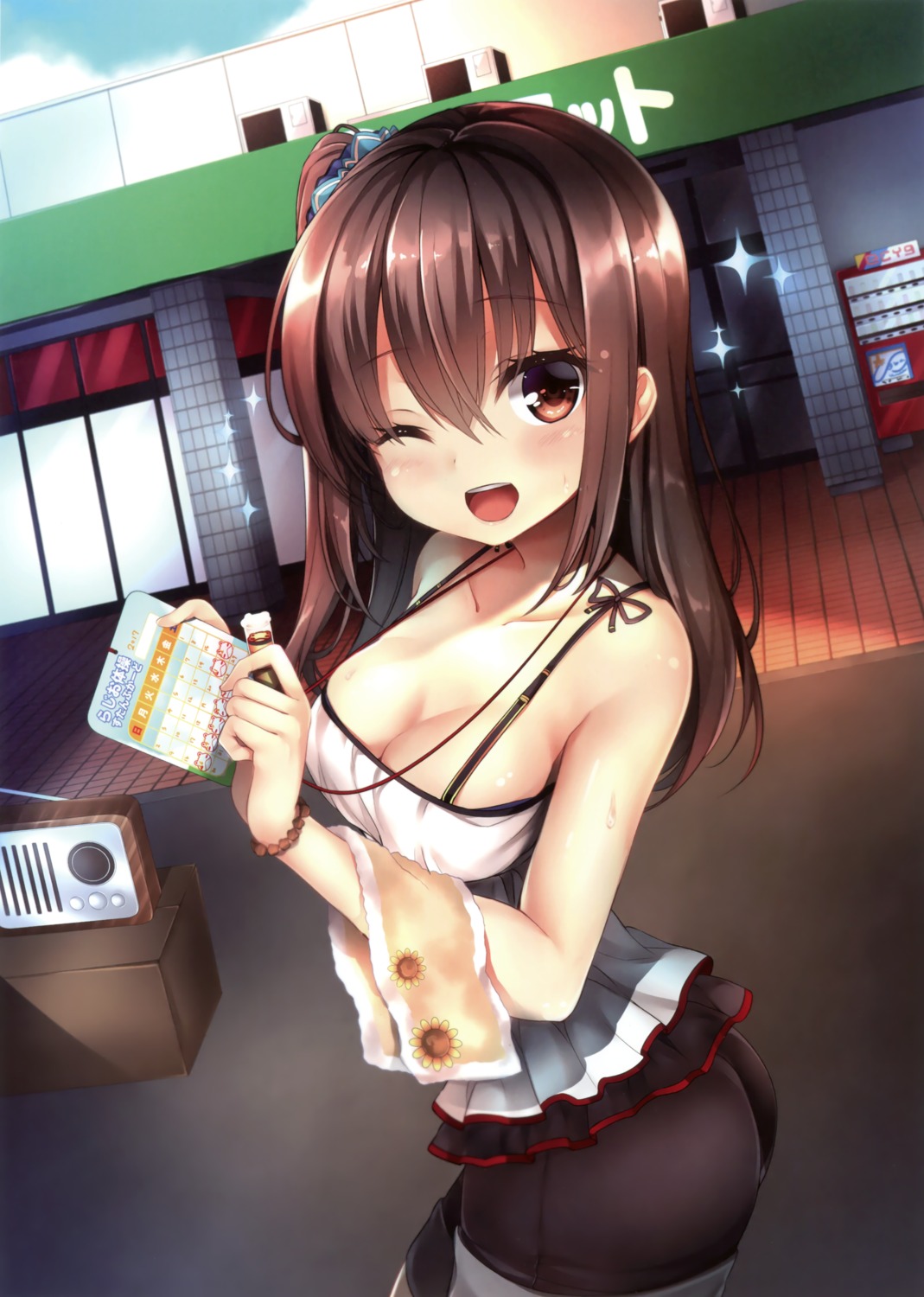 ass, cleavage, kagura_yuu