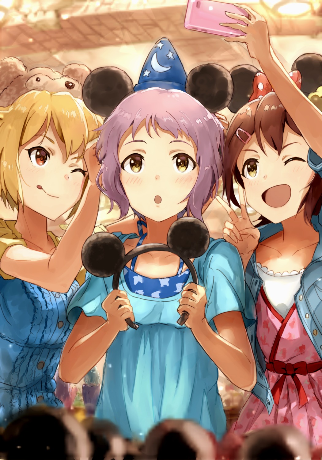 dress, ibuki_tsubasa, kasuga_mirai, madogiwa_(ran5), makabe_mizuki, the_idolm@ster, the_idolm@ster_million_live!