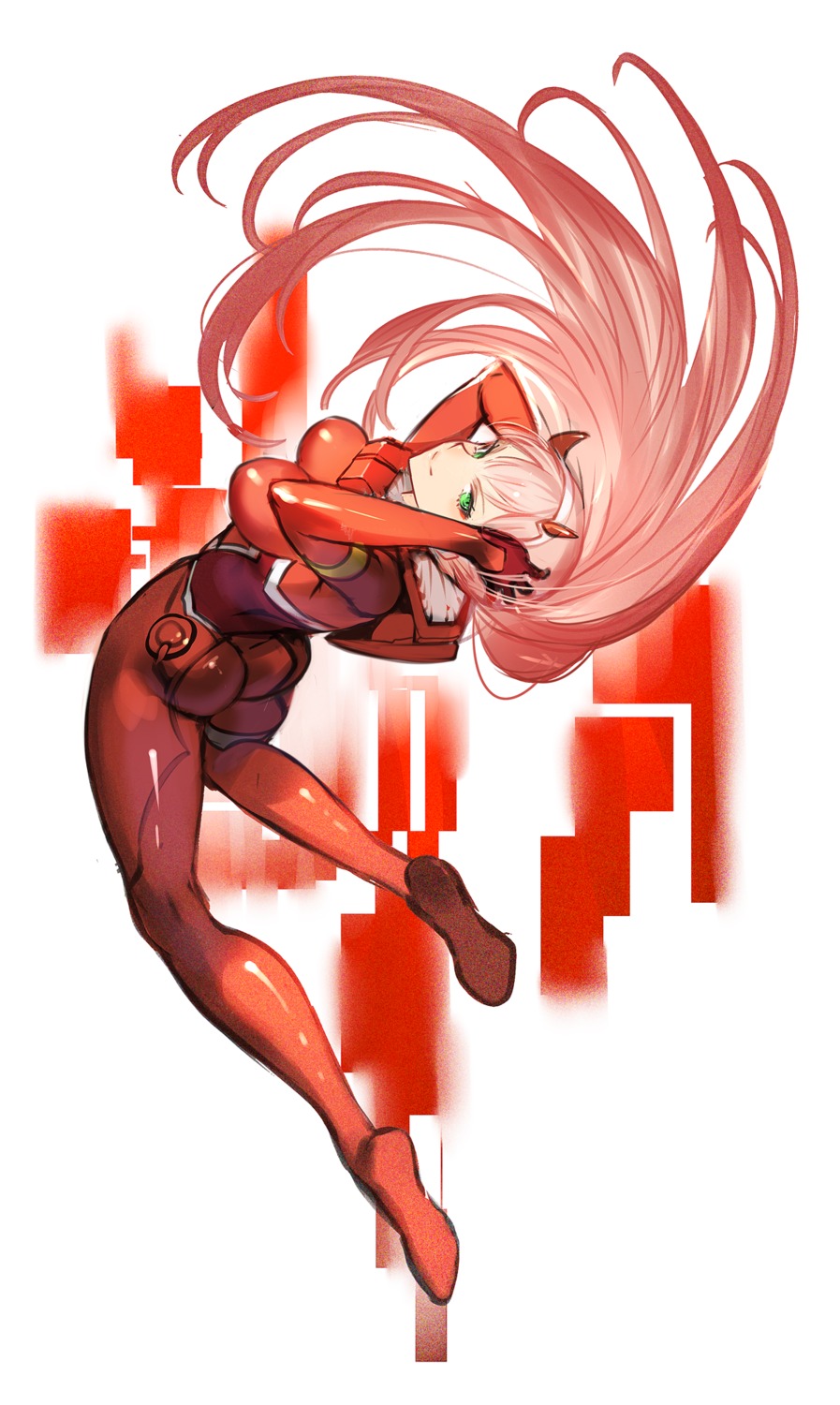 bodysuit, darling_in_the_franxx, horns, makai_no_juumin, zero_two_(darling_in_the_franxx)