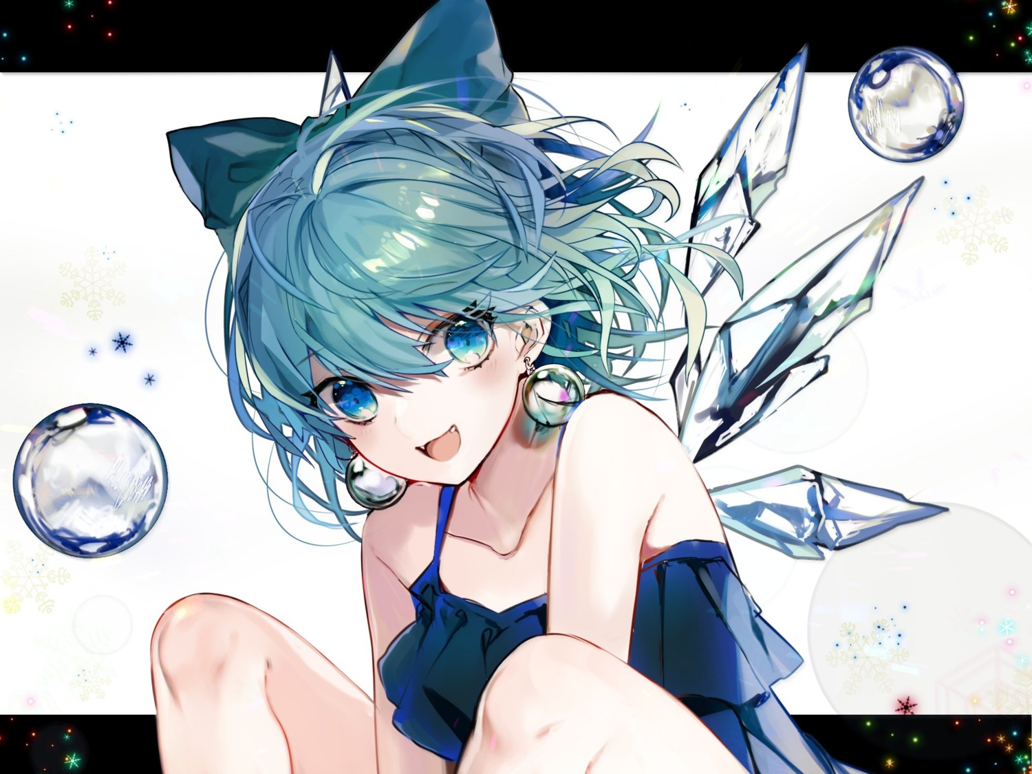 cirno, daimaou_ruaeru, touhou, wings