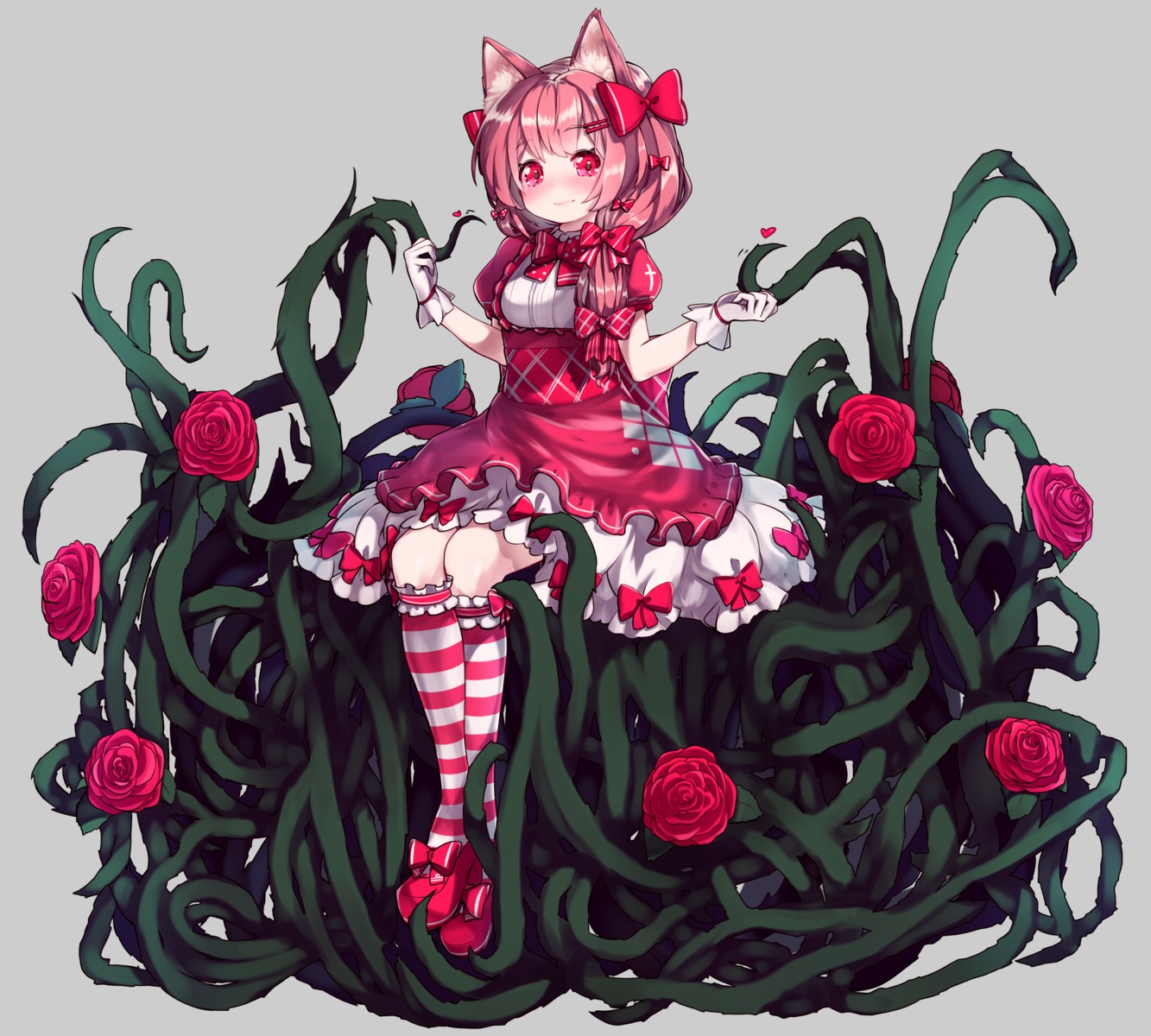 animal_ears, dress, heels, relila